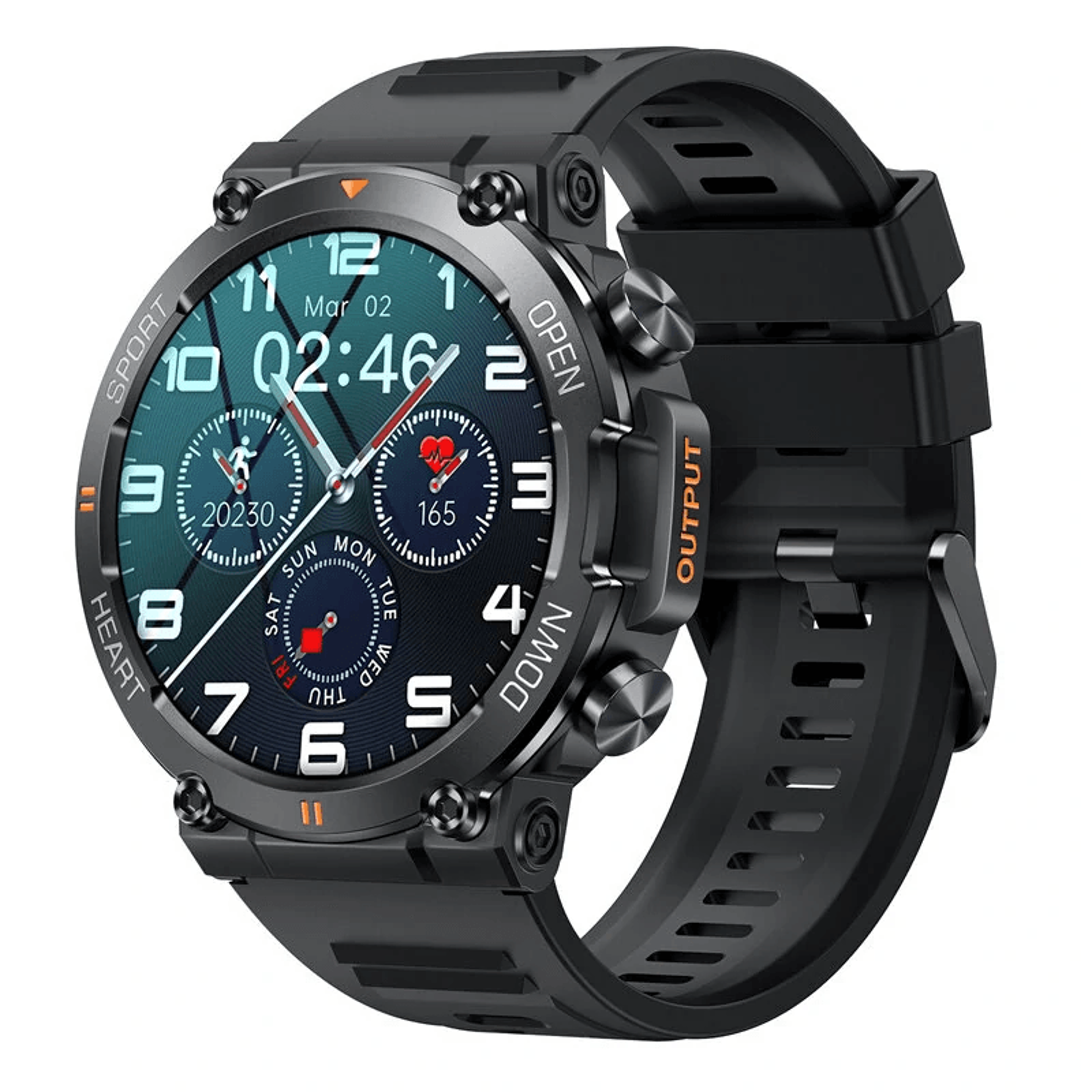 pro hd bluetooth calling smartwatch with health tracking and multi sport modes