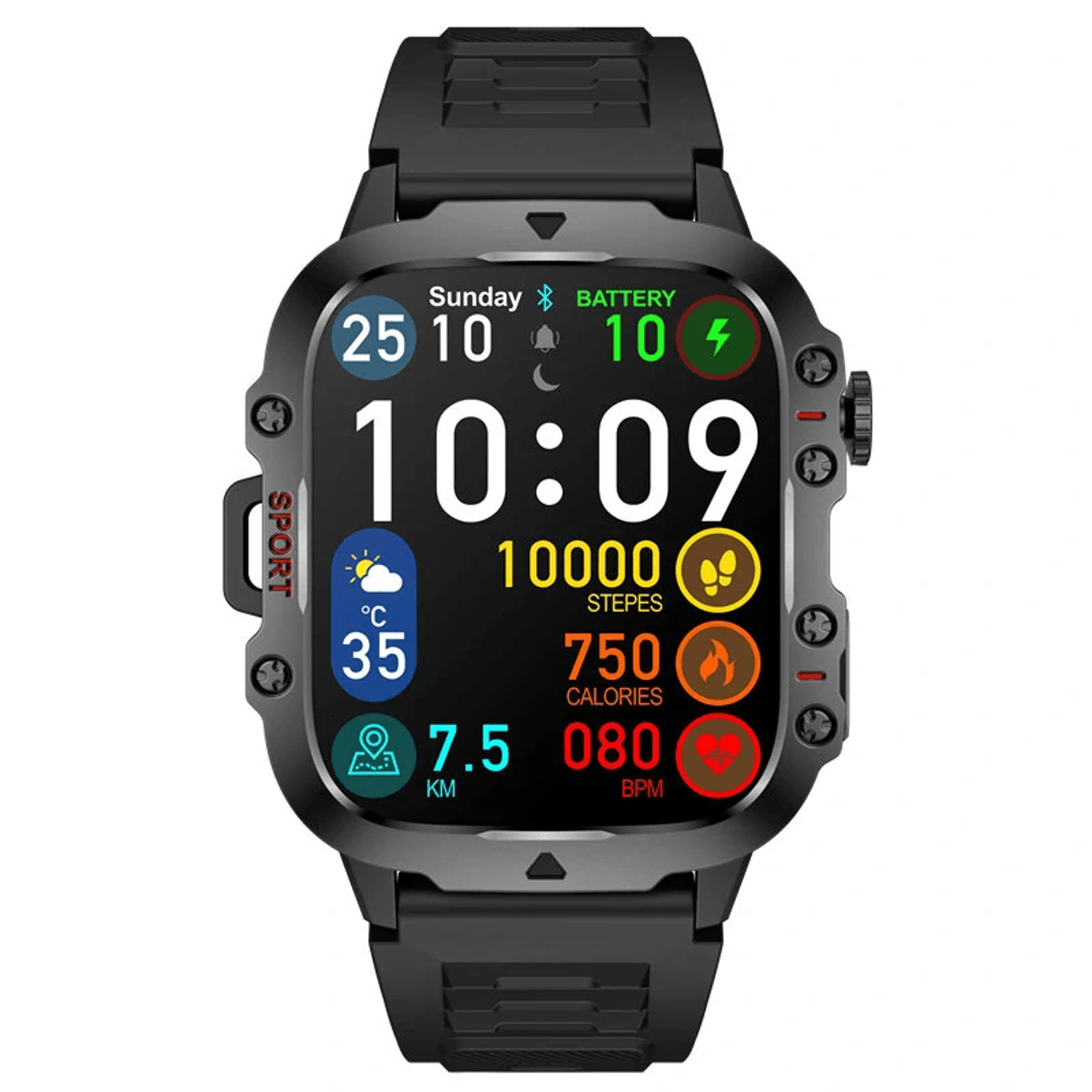bluetooth calling smart watch with hd display and fitness tracking