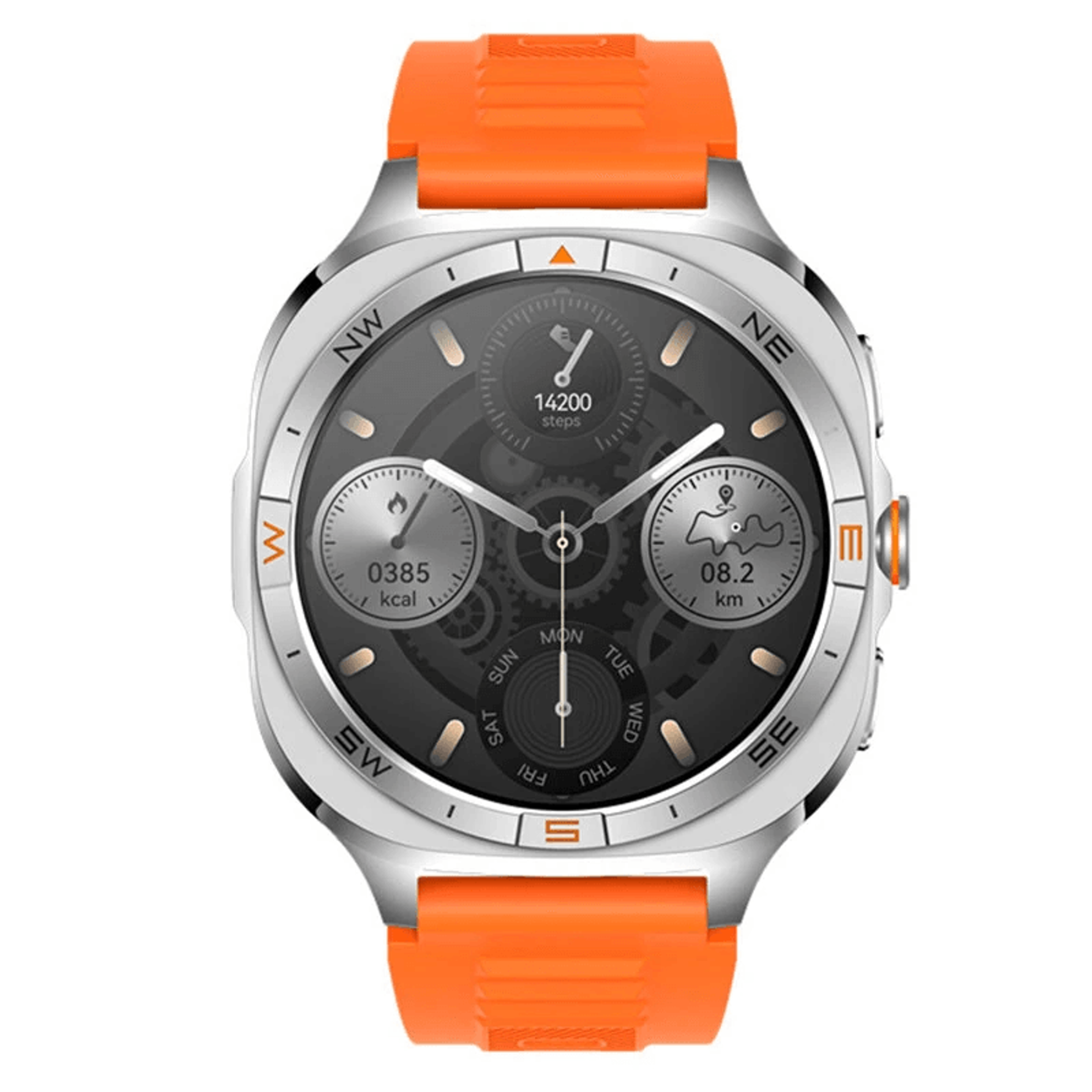 gps smart watch with bluetooth calling health tracking and long battery life