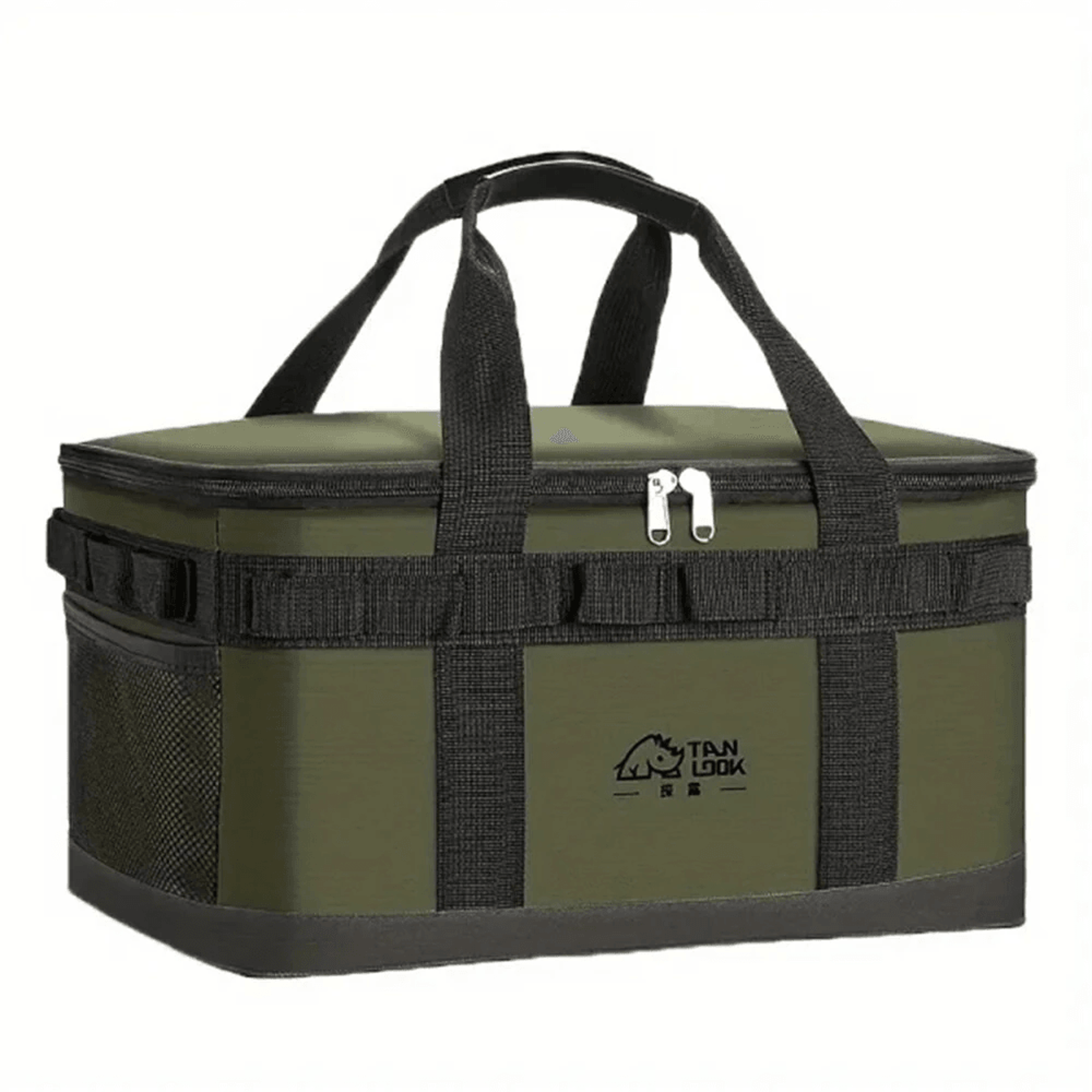portable camping utensil organizer and cookware storage bag