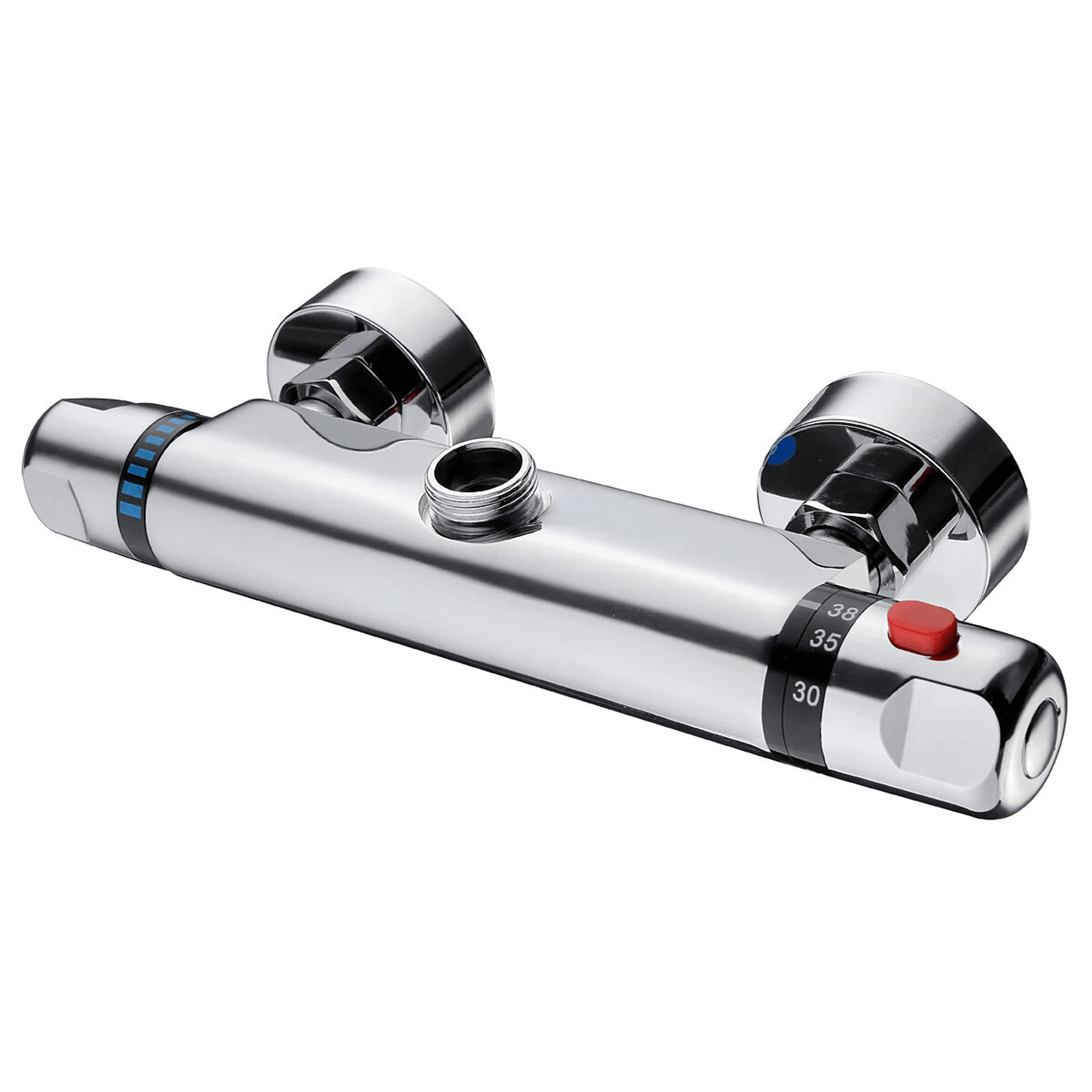 thermostatic brass shower mixer valve with anti scald temperature control