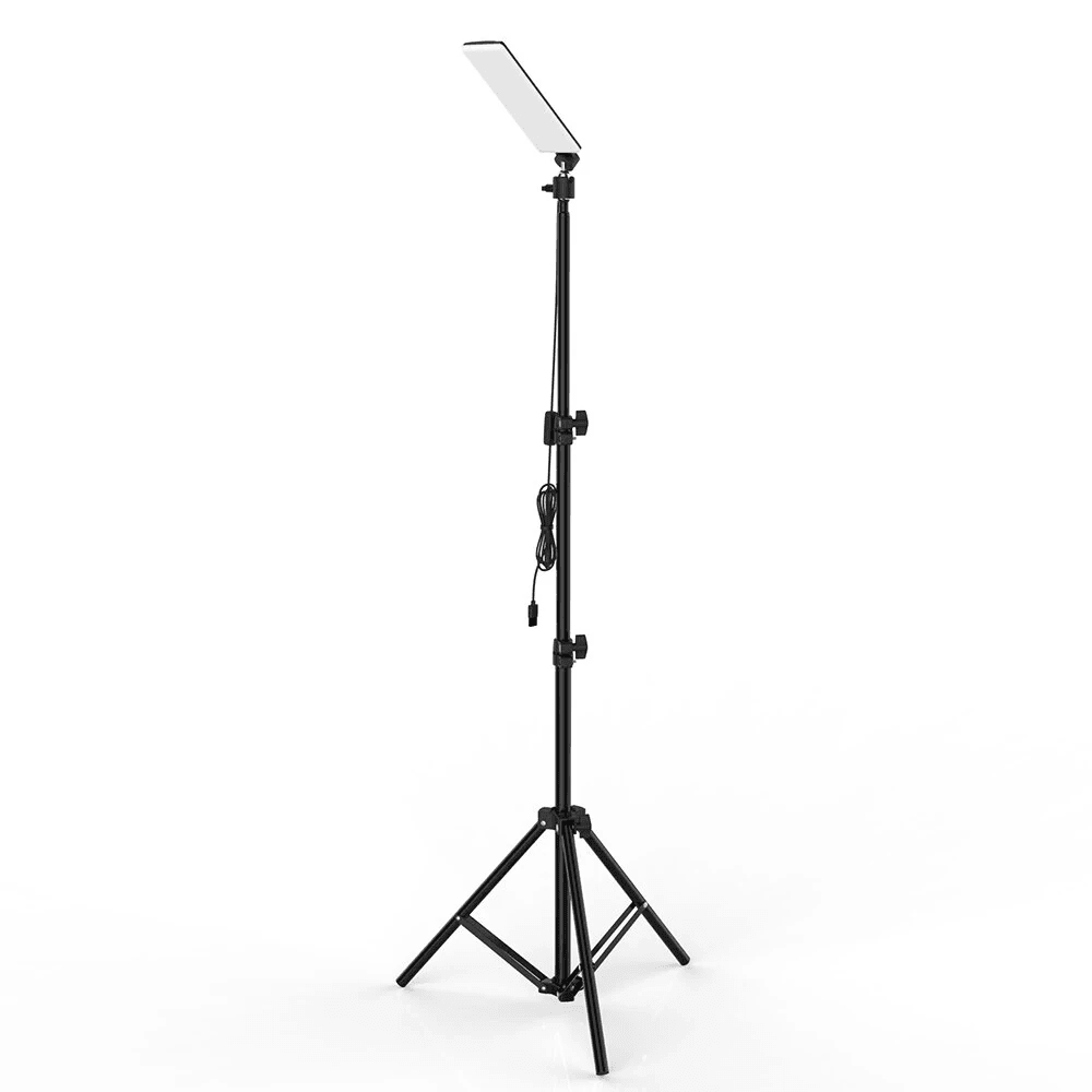 portable led camping light with adjustable tripod and waterproof work light