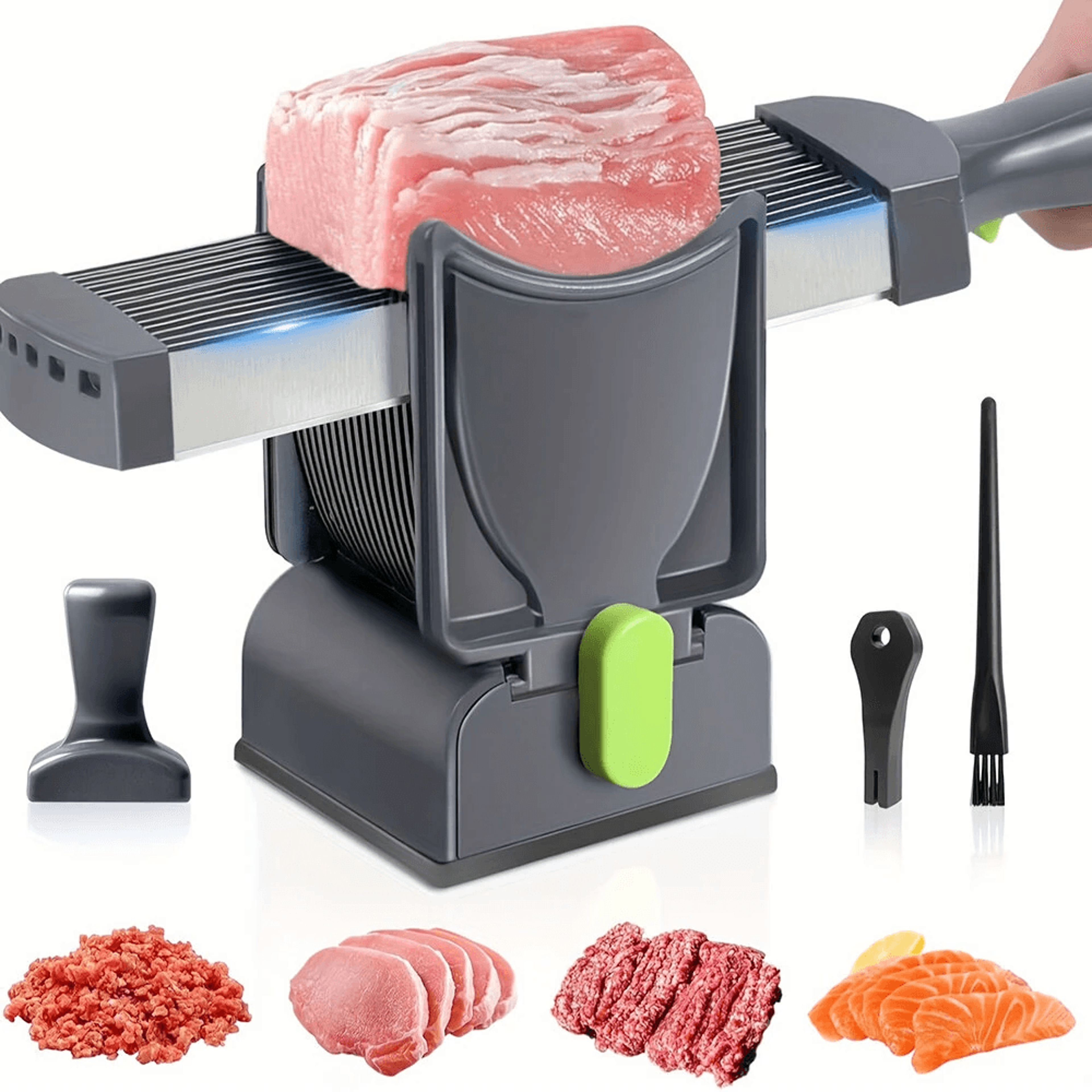 multifunctional fresh meat slicer stainless steel kitchen meat cutter