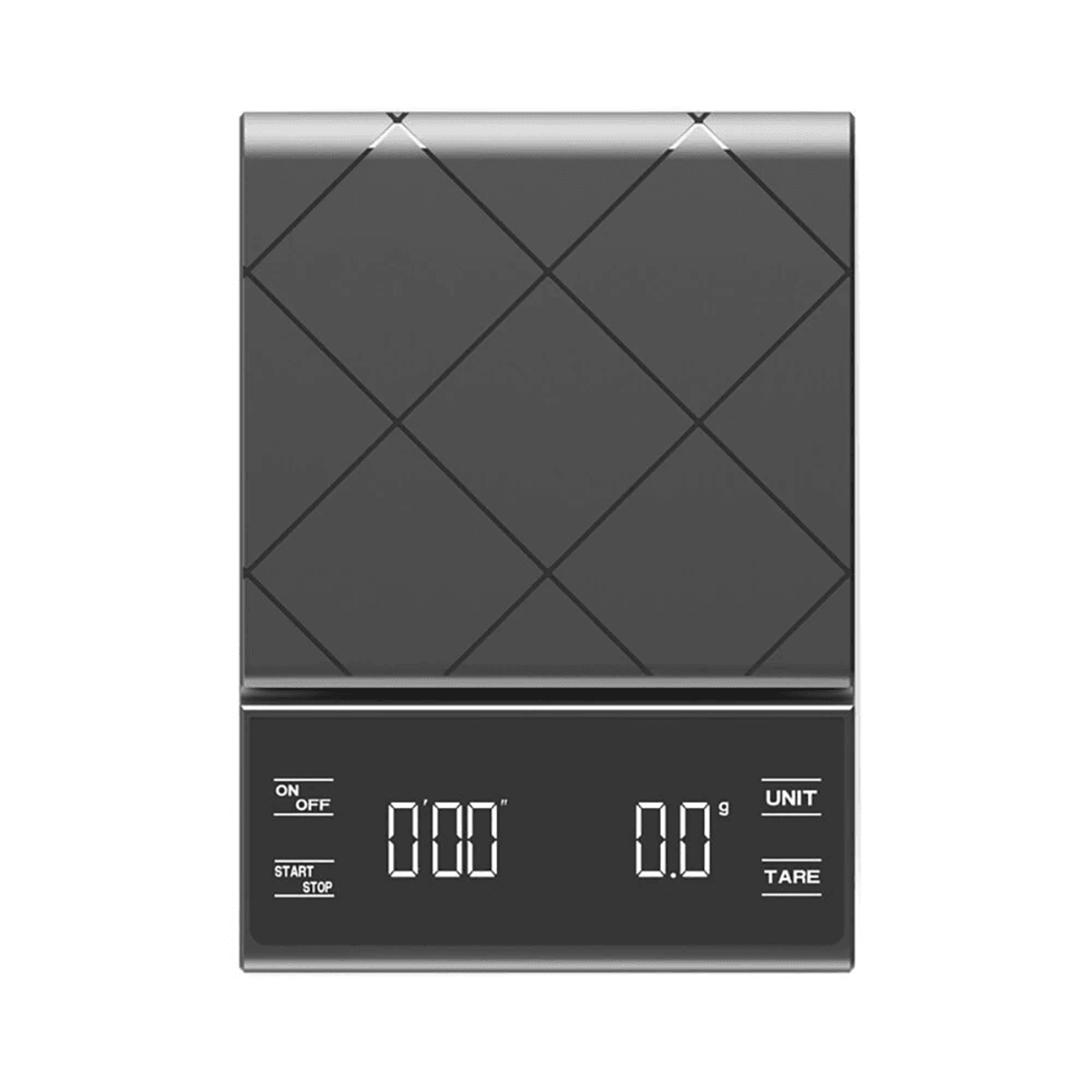 precision digital coffee scale with timer and touch control