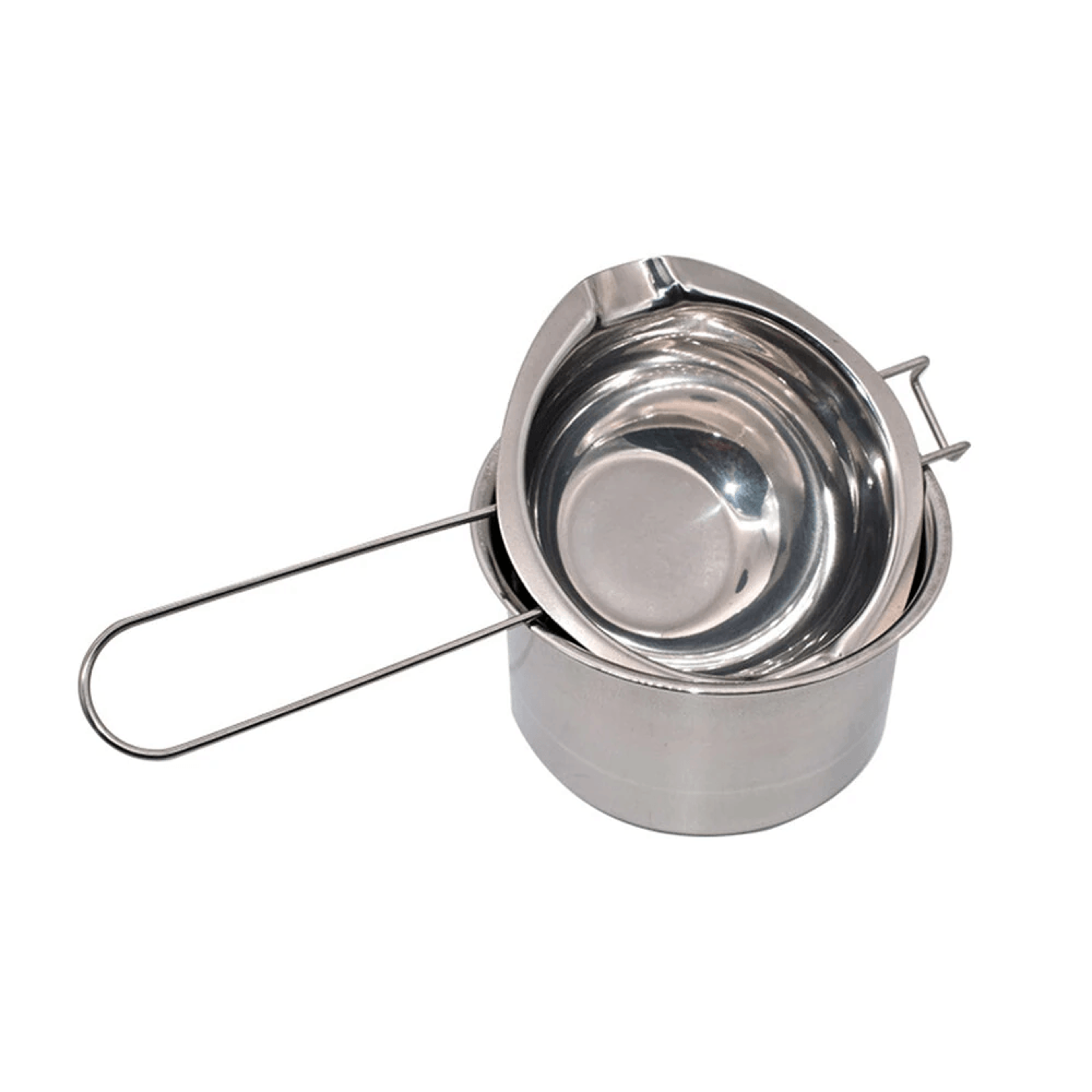 stainless steel double boiler set for chocolate cheese and baking