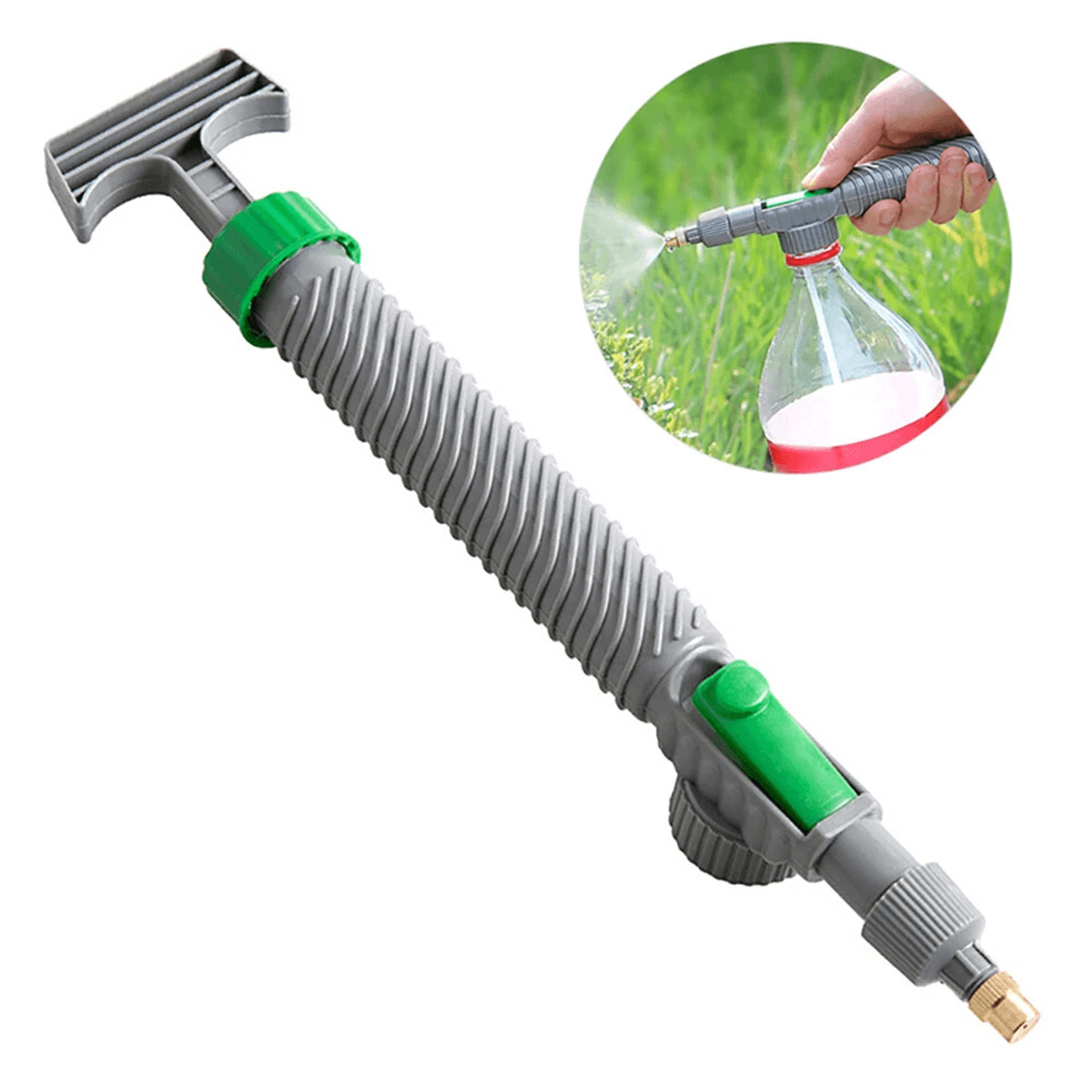 adjustable high pressure manual bottle sprayer for garden watering and cleaning