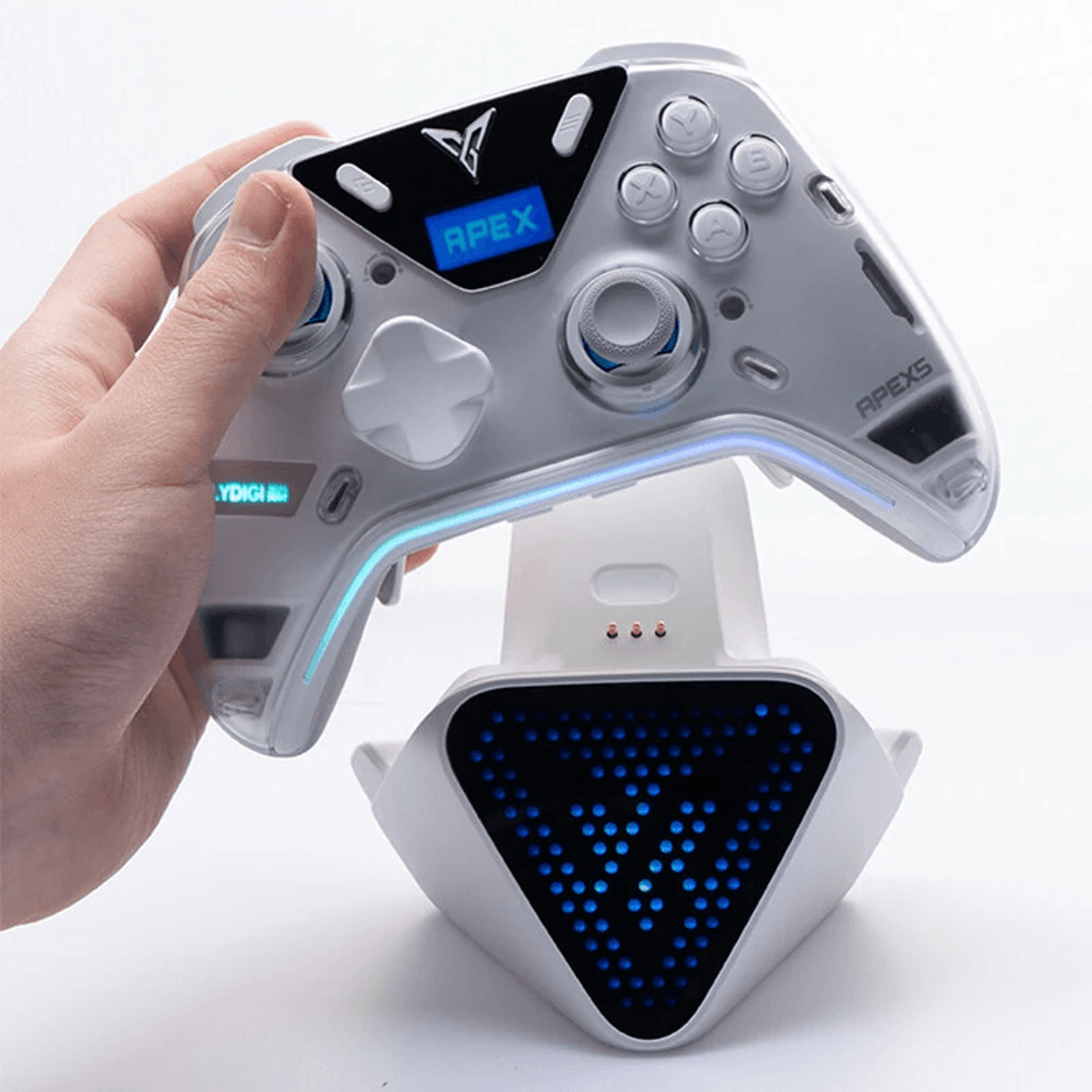 flydigi charger dock pro wireless controller charging dock with rgb display and usb hub