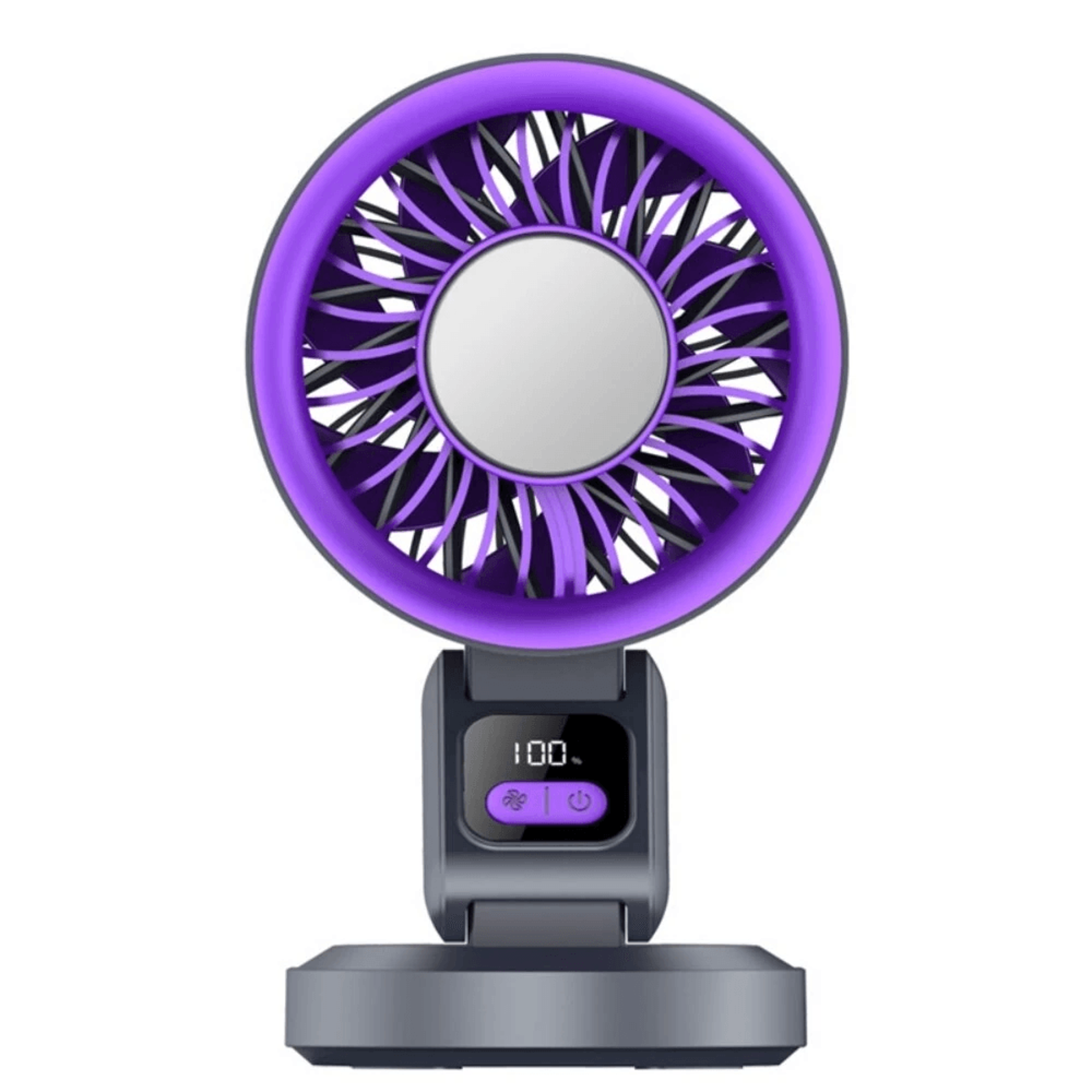 portable rechargeable desk fan with speed levels quiet blade air circulation