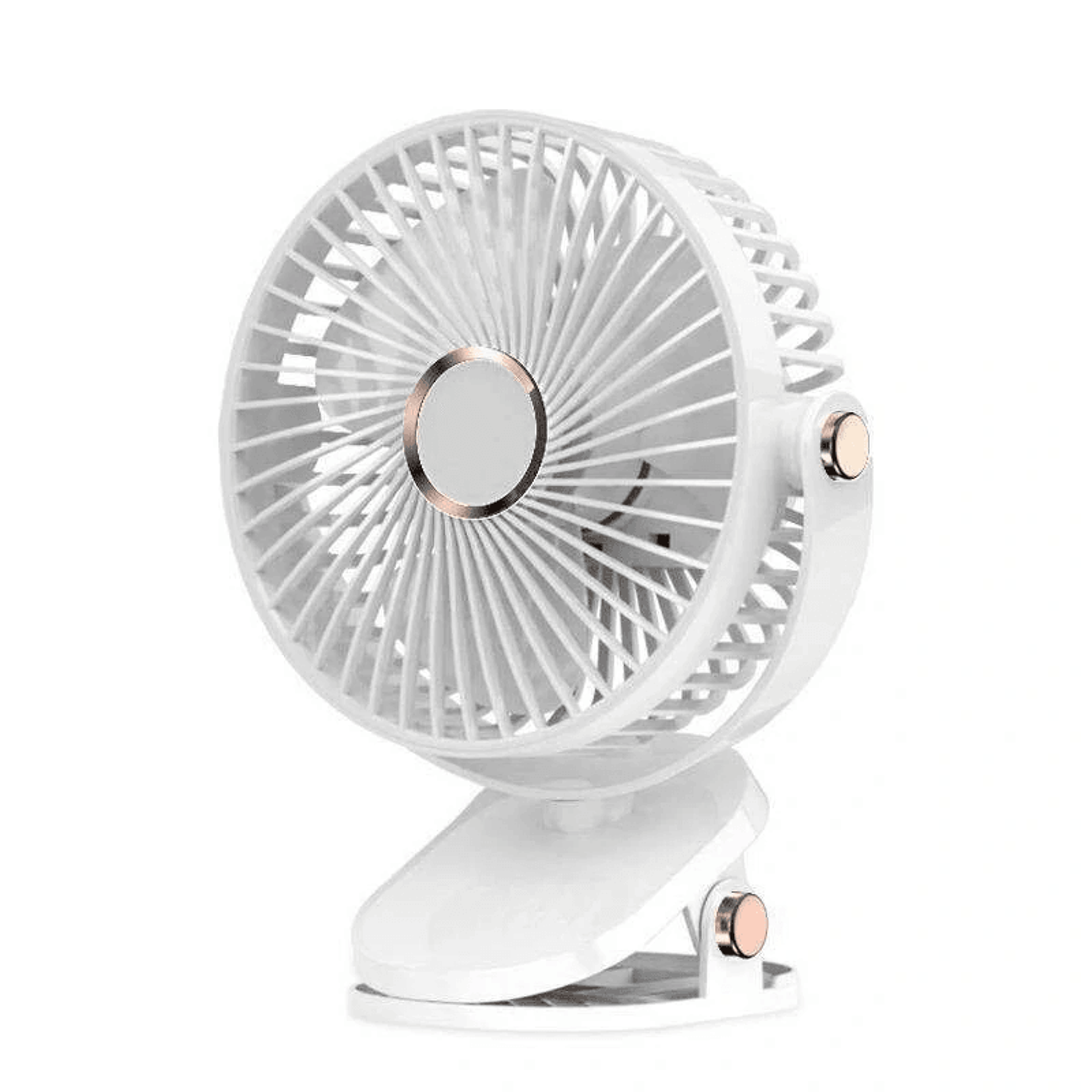 portable rechargeable clip fan with adjustable airflow and speed
