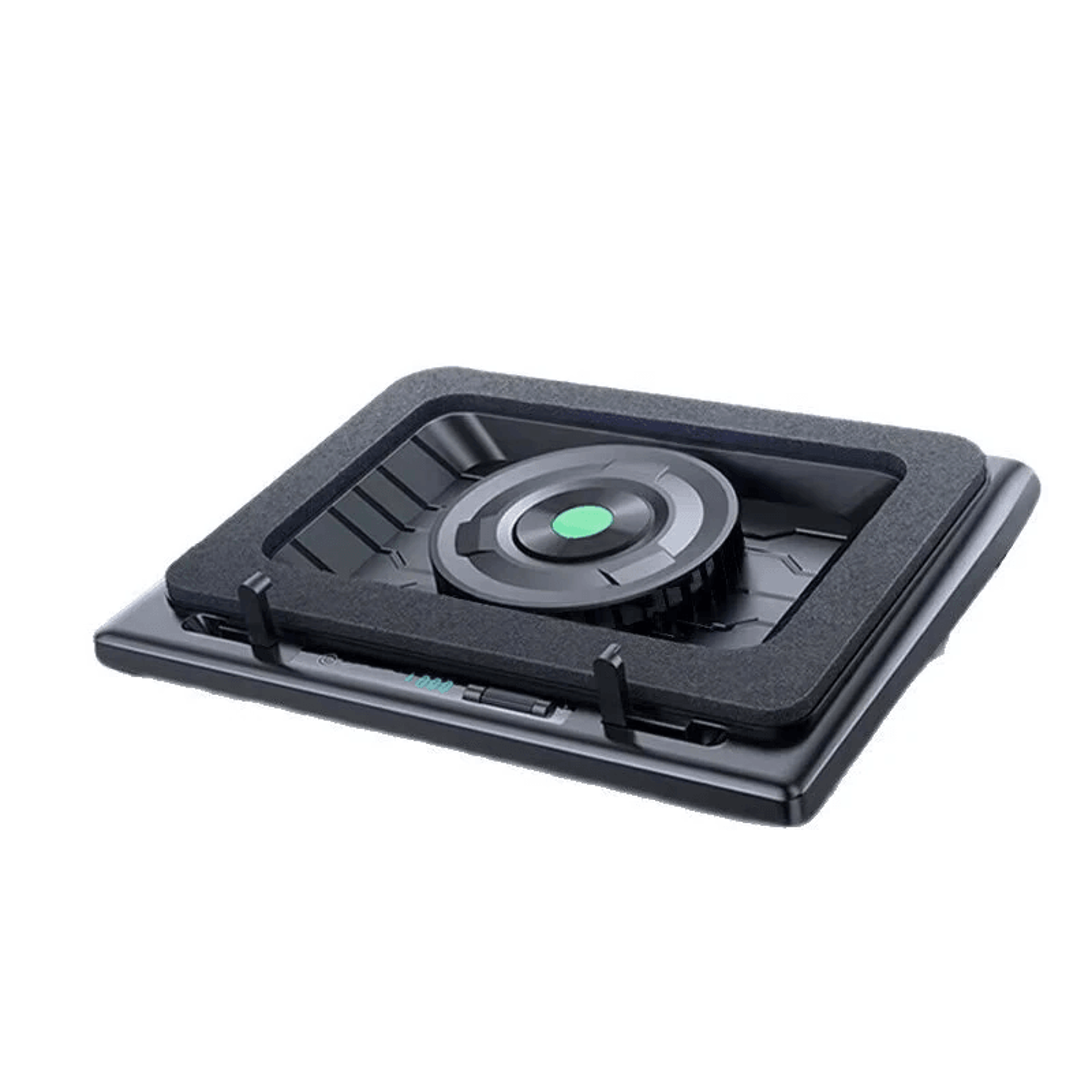 gaming laptop cooler with turbo fan smart cooling control and rgb lighting