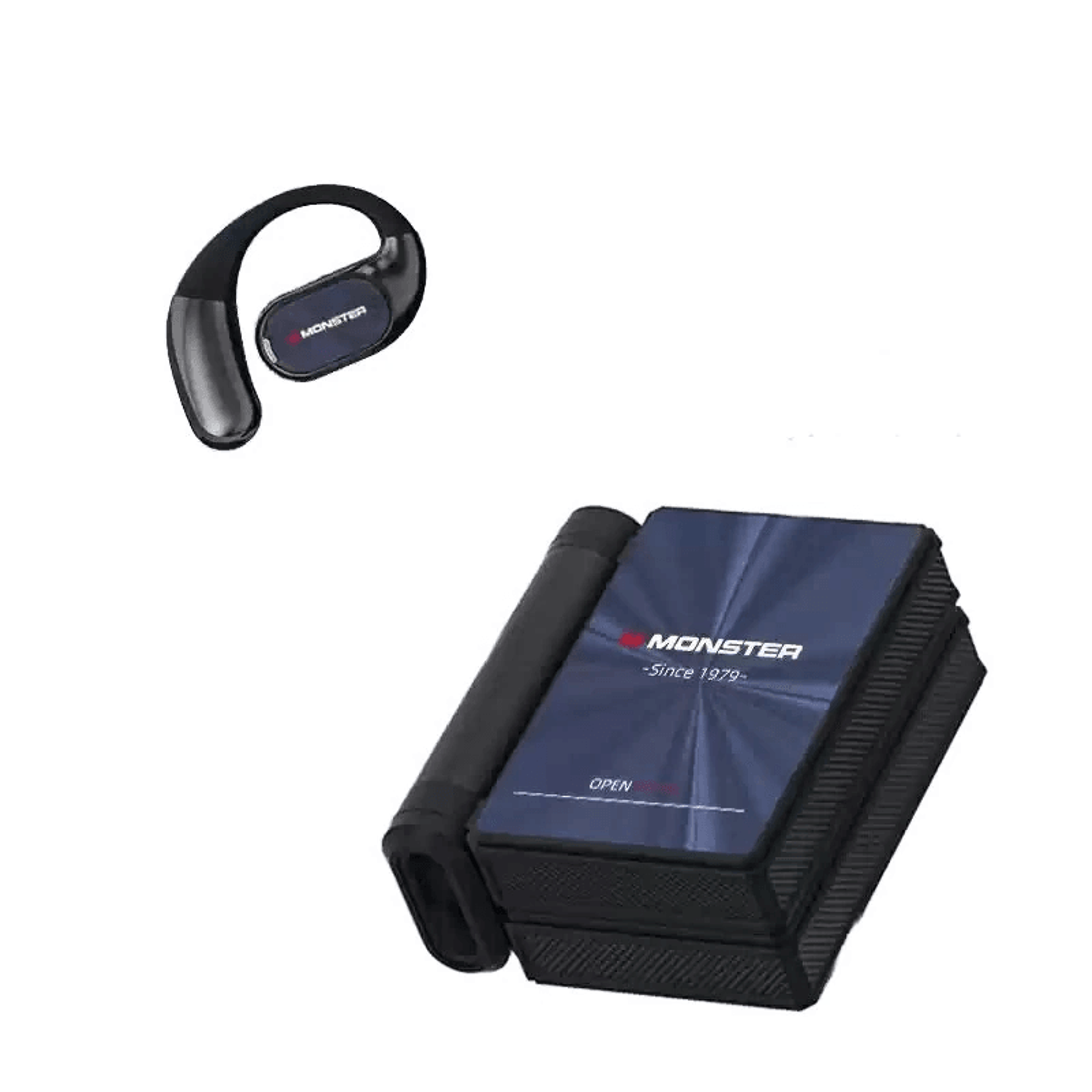 open ear wireless earbuds with bluetooth and sports design