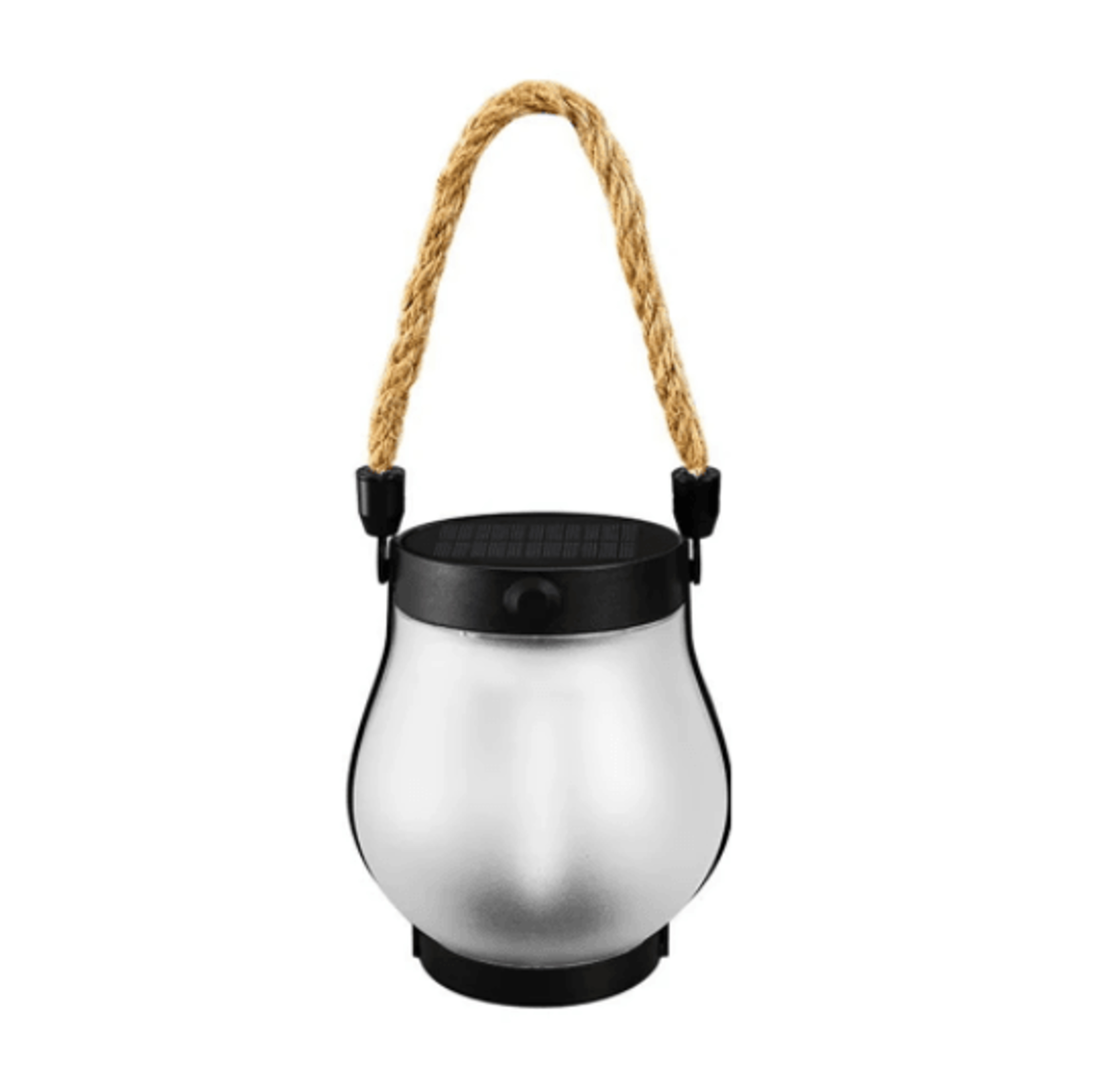 solar flame lantern usb rechargeable waterproof camping and garden light