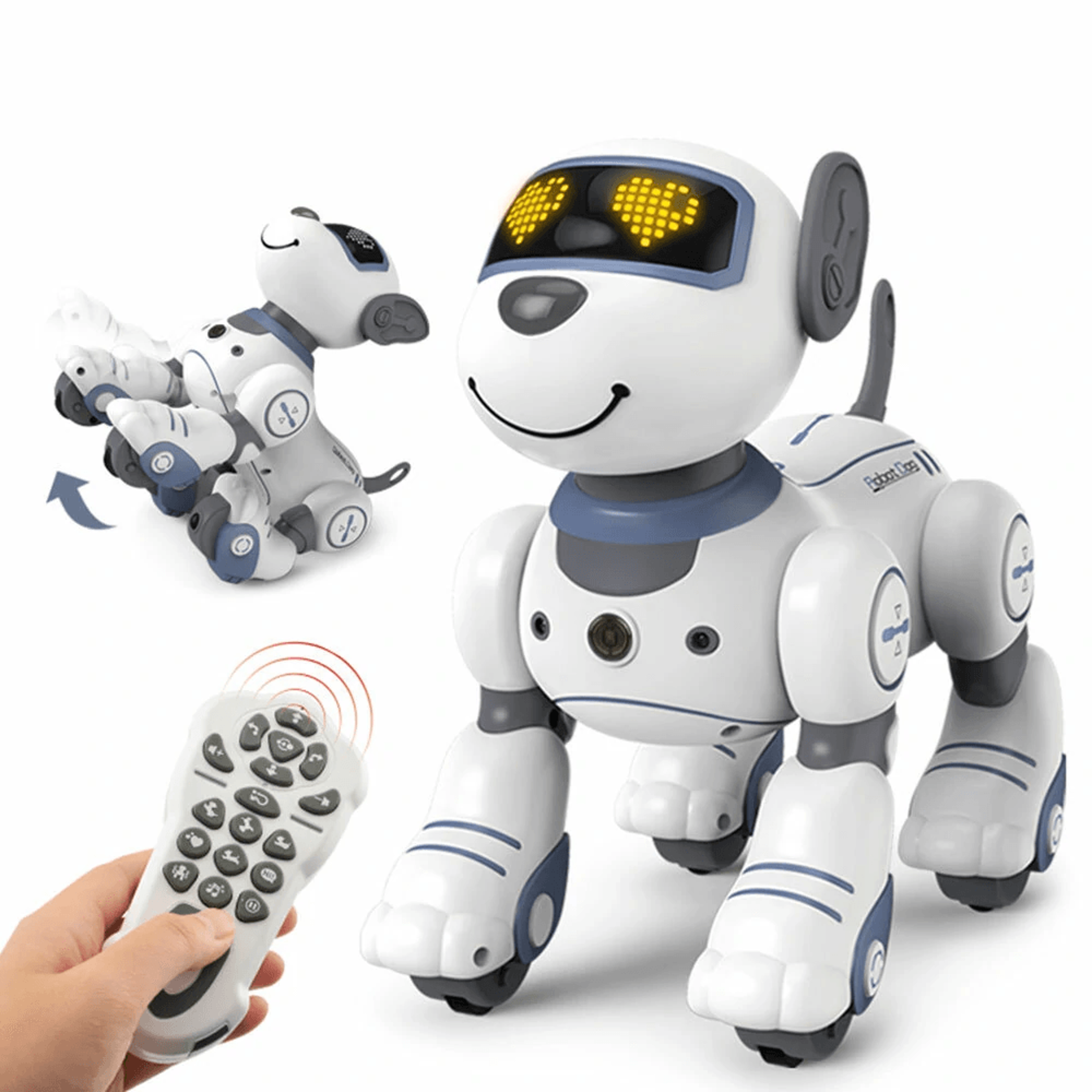 programmable remote control robot dog smart interactive dancing walking toy for kids