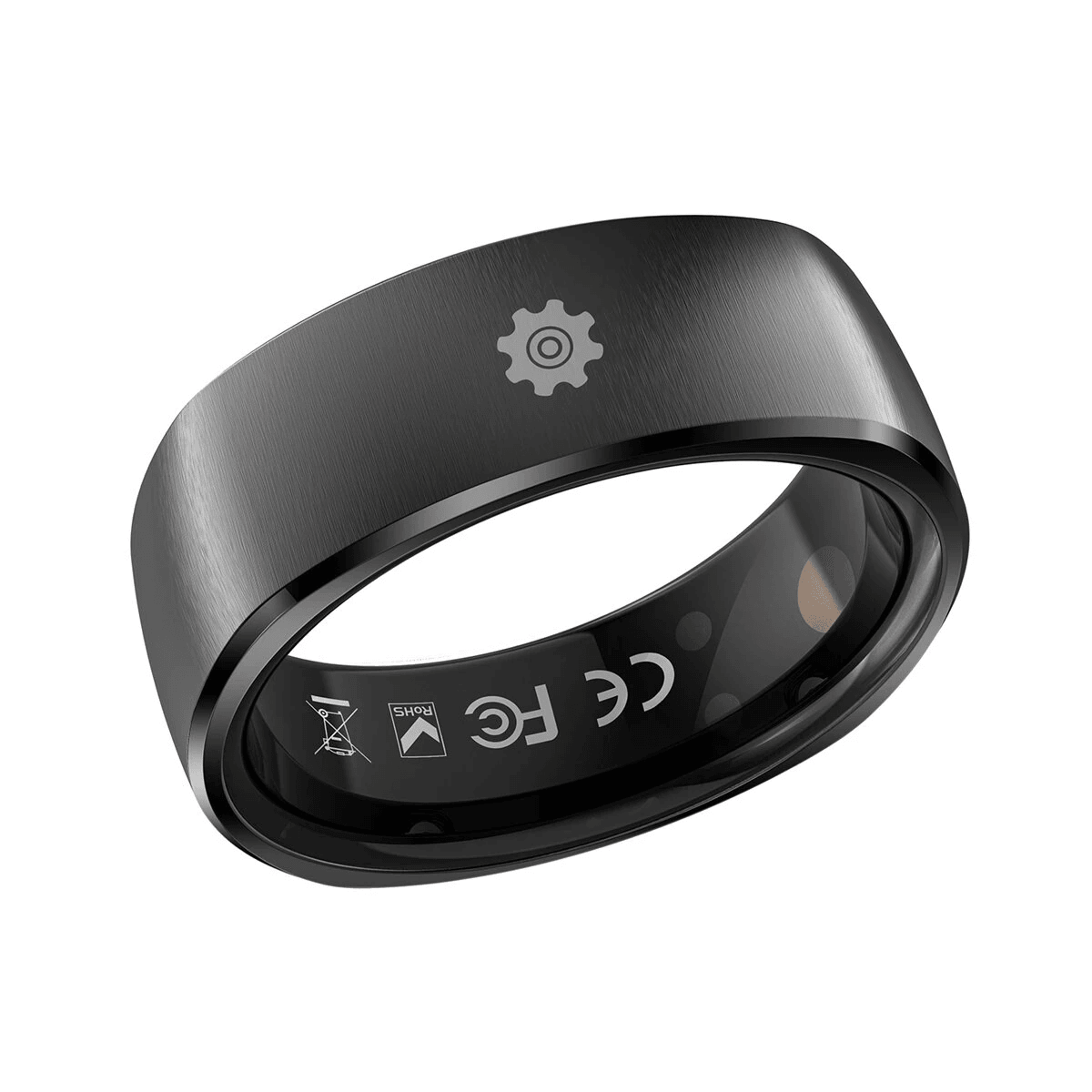 smart health ring with heart rate sleep tracking sports modes and gesture control