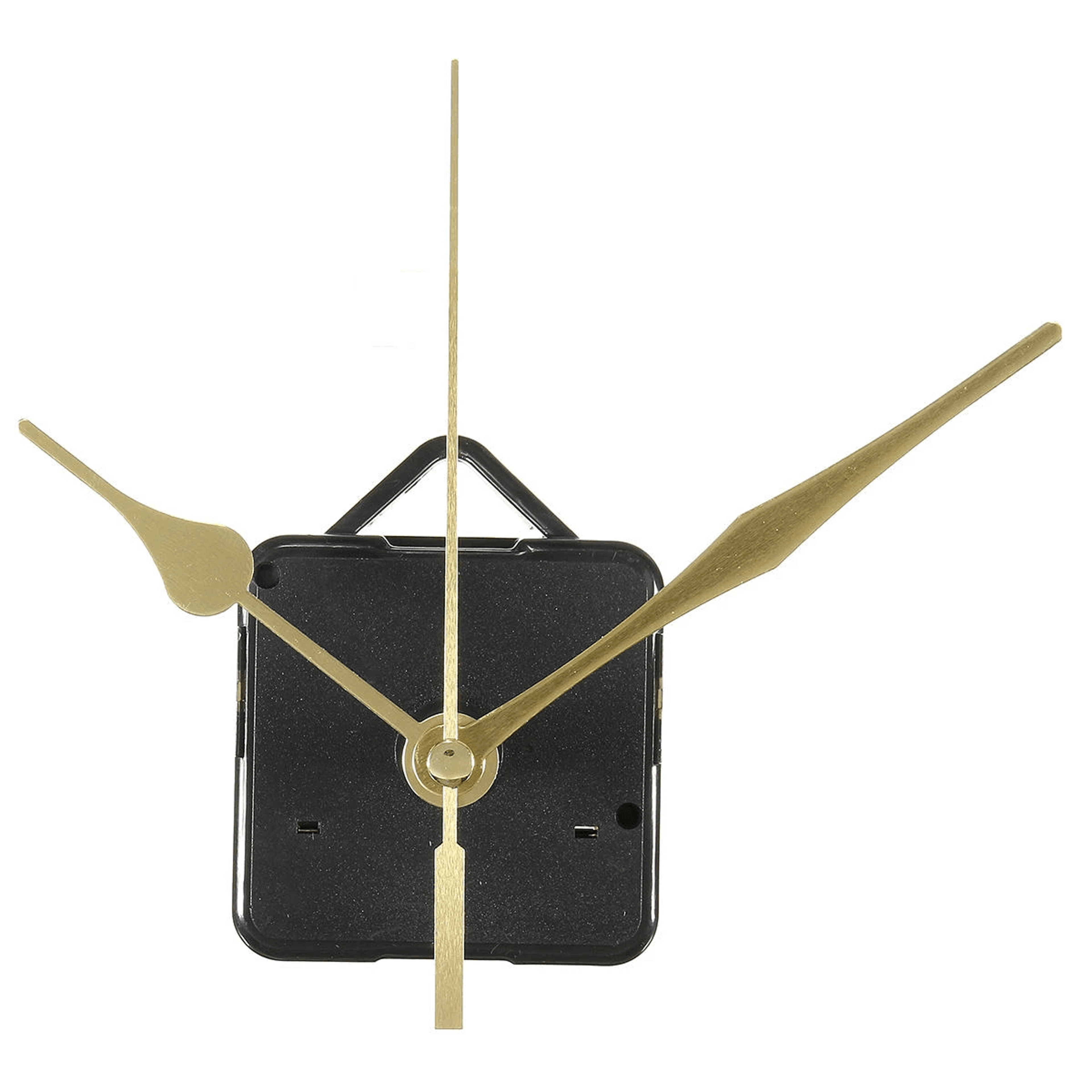 quartz clock movement replacement kit with gold hands for diy clock repair