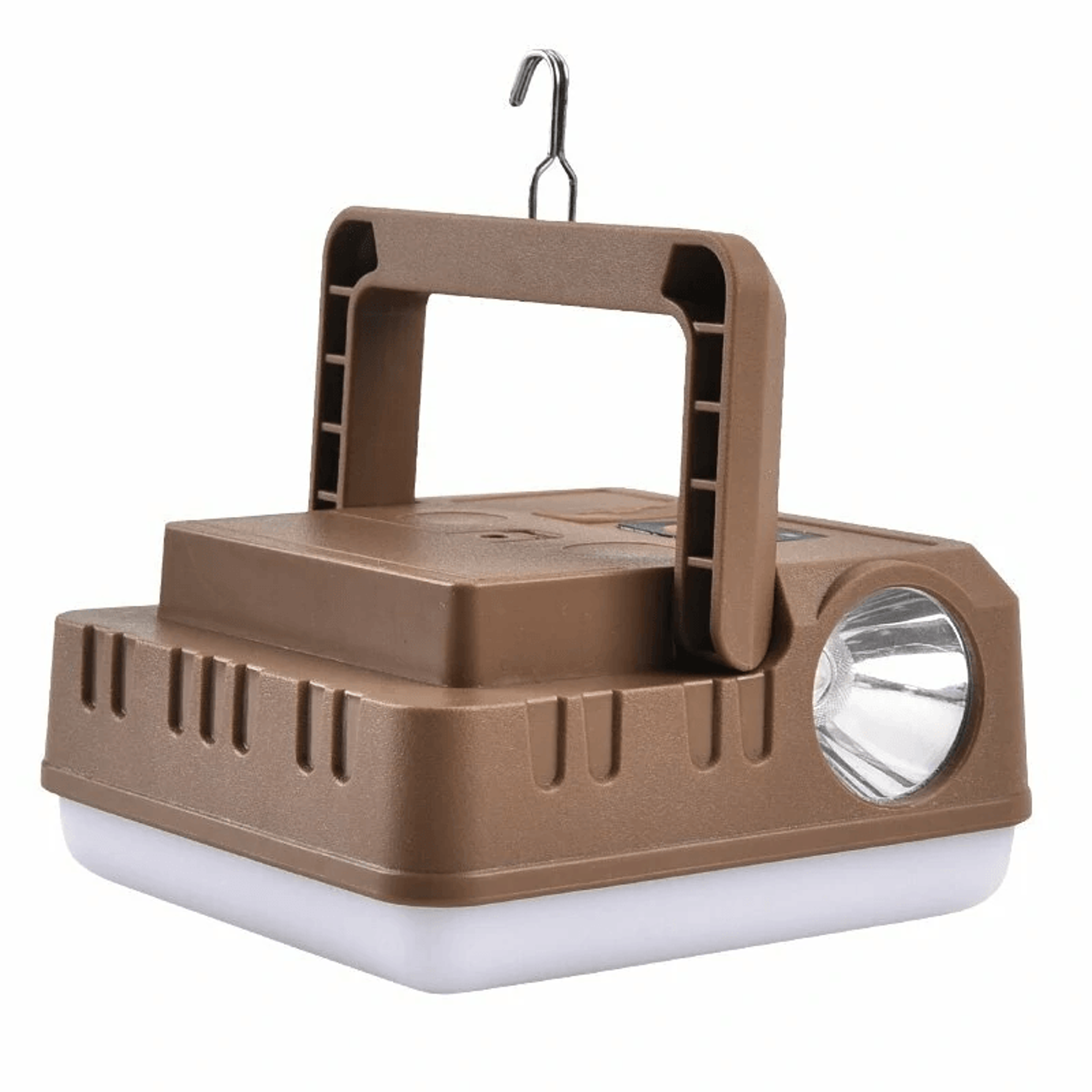 rechargeable led camping lantern with dual beam tent light