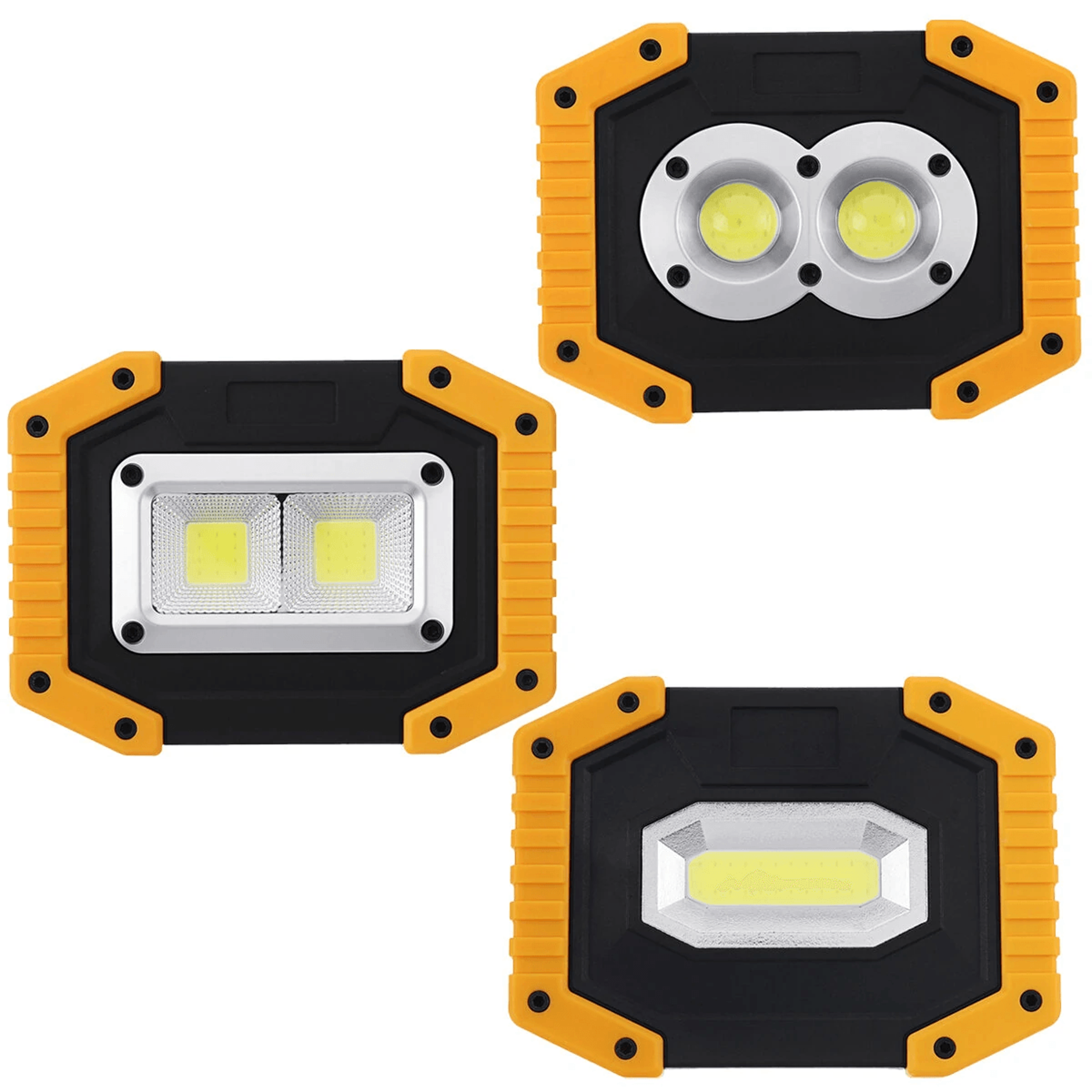 portable cob led work light with usb charging and lighting modes