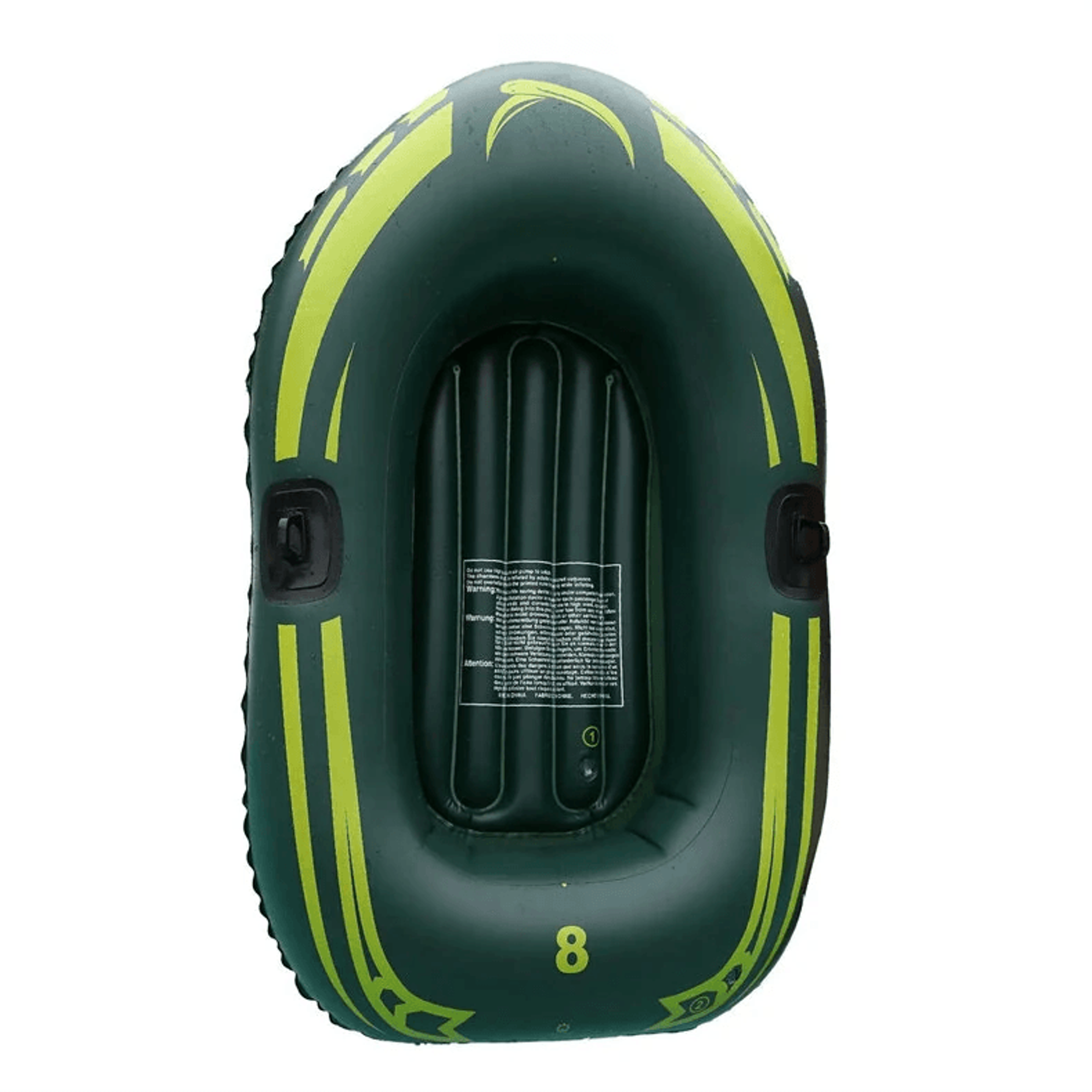 single person inflatable boat pool float with paddles and pump