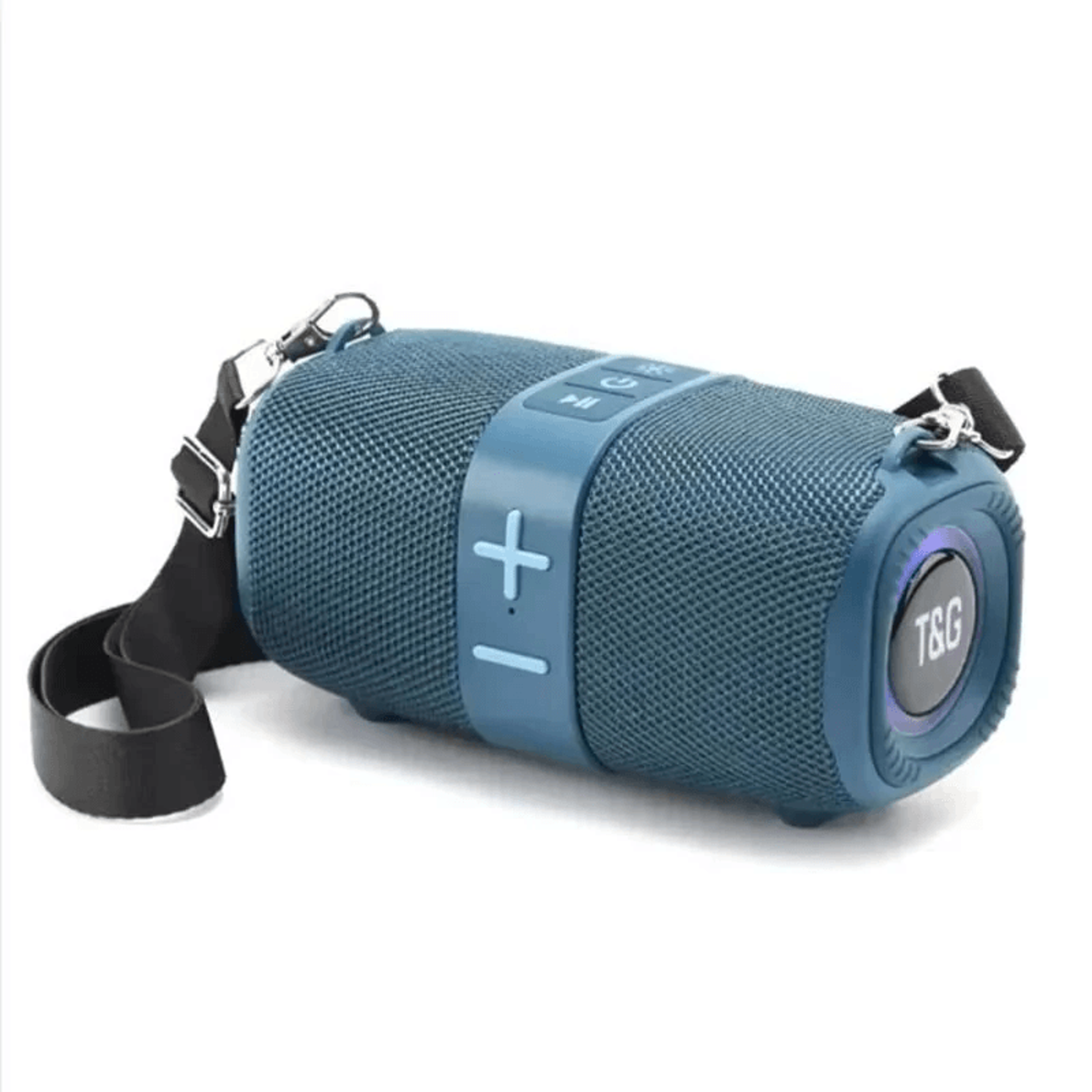 portable bluetooth speaker with rgb lights tws stereo and fm radio
