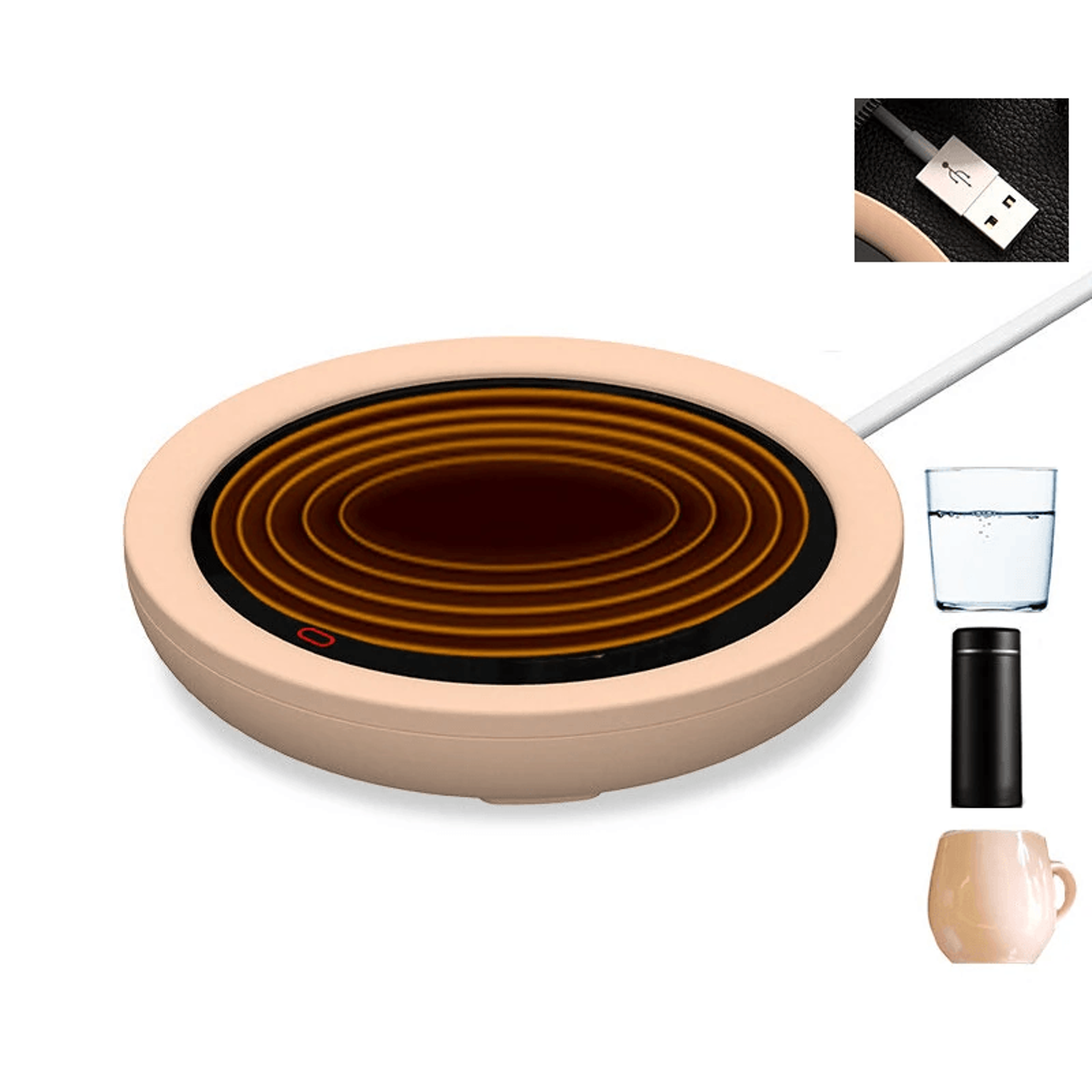 usb electric cup warmer heating pad for coffee tea and milk