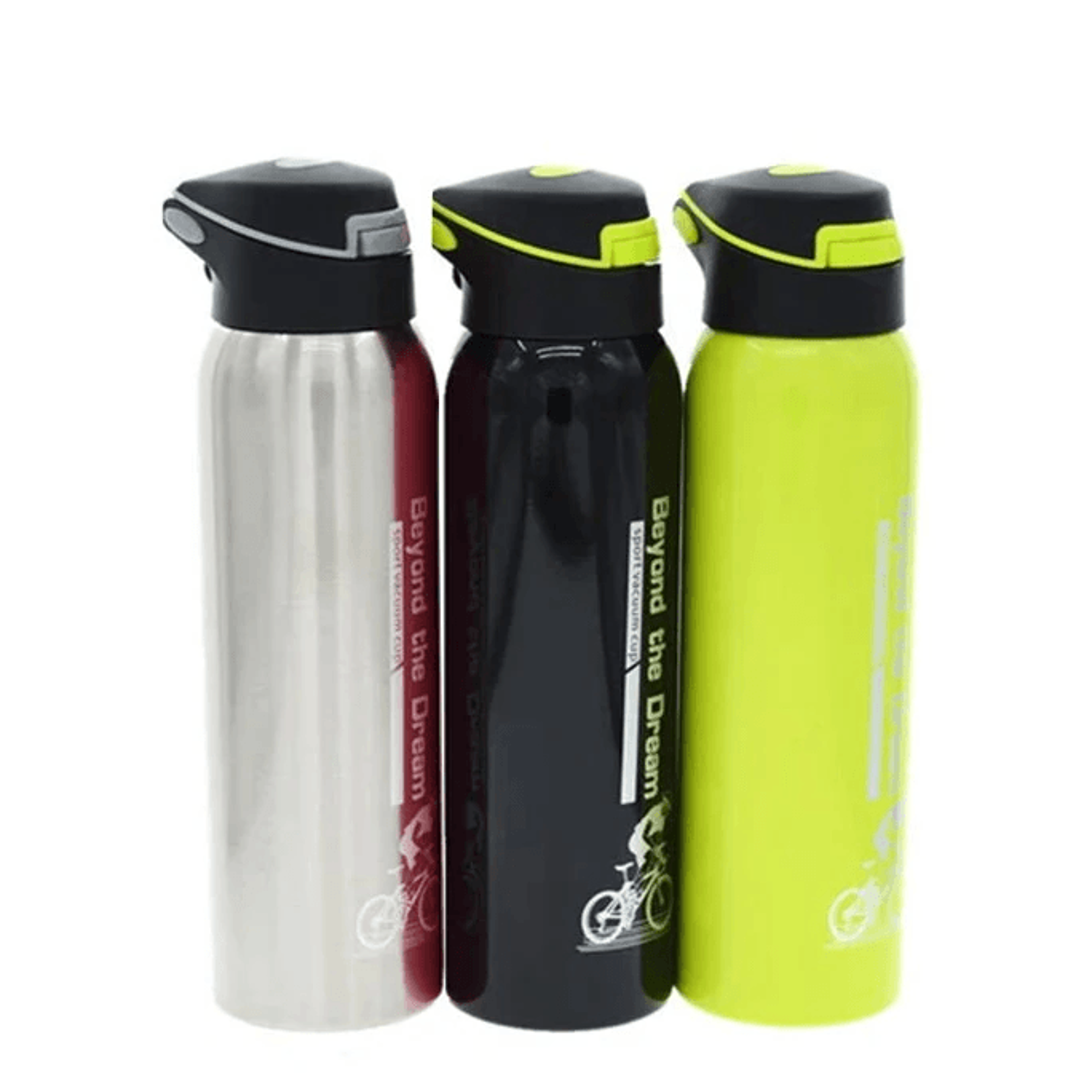 stainless steel cycling water bottle for mountain and road bike