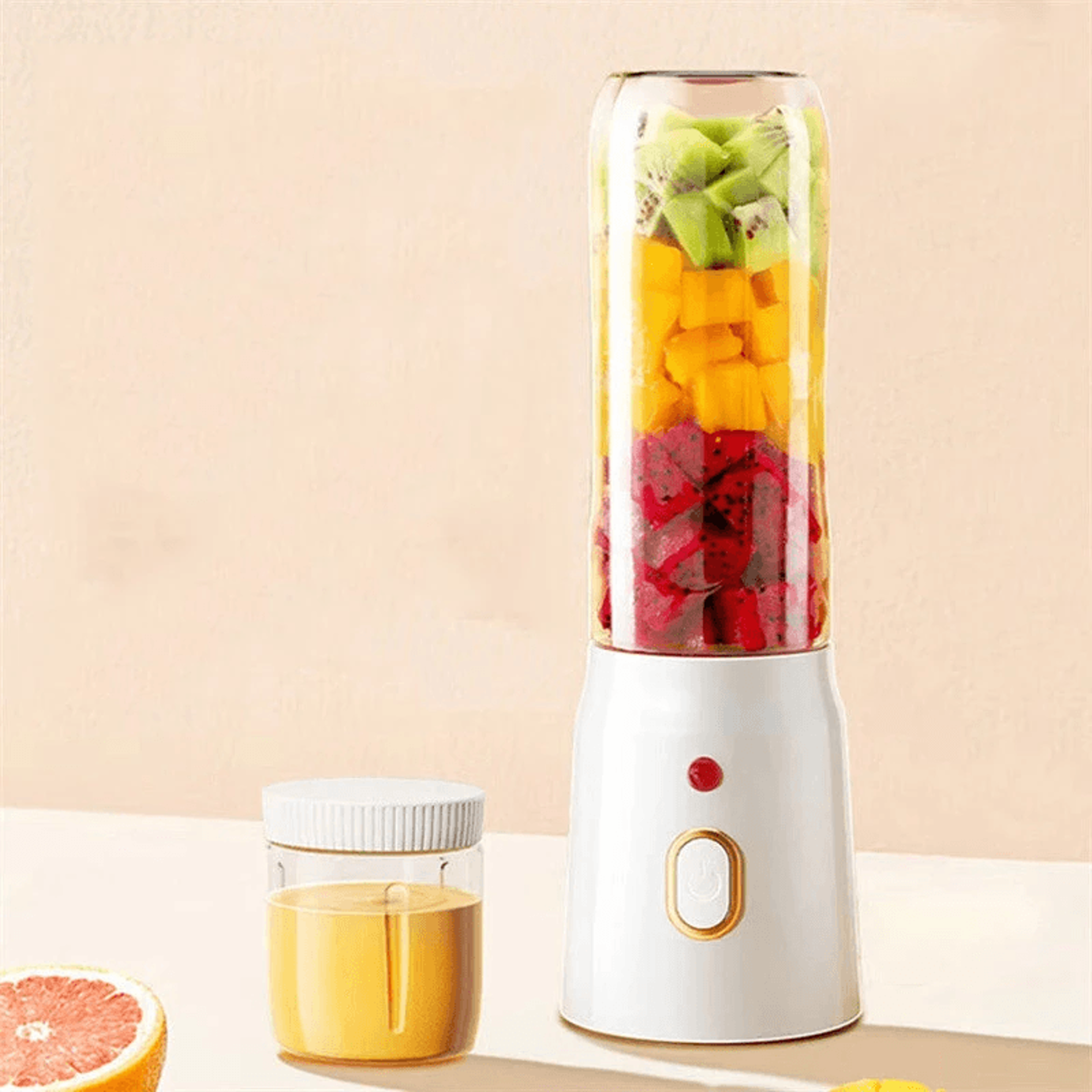 portable blender with cups blade usb rechargeable smoothie maker
