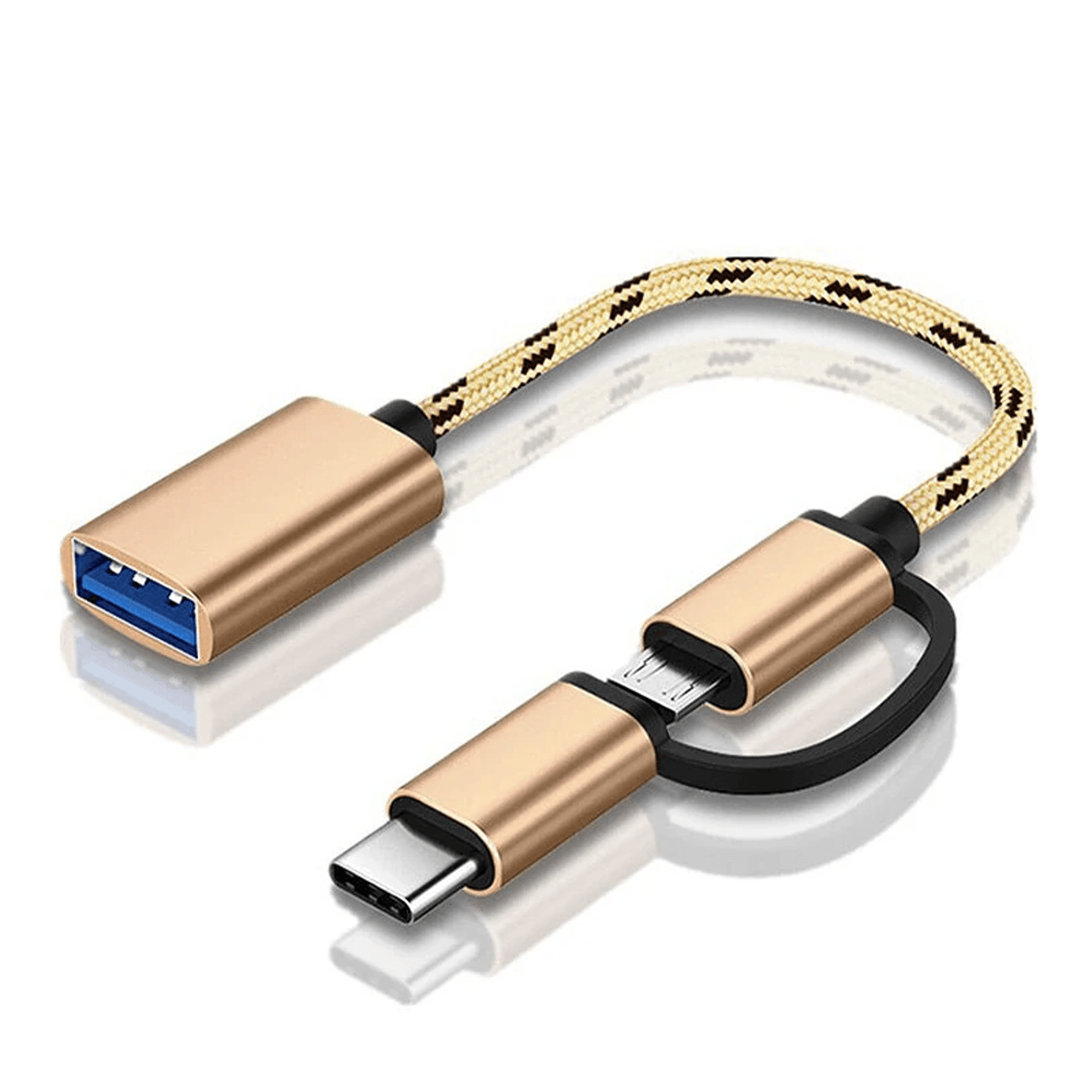 usb otg adapter for type c and micro usb devices