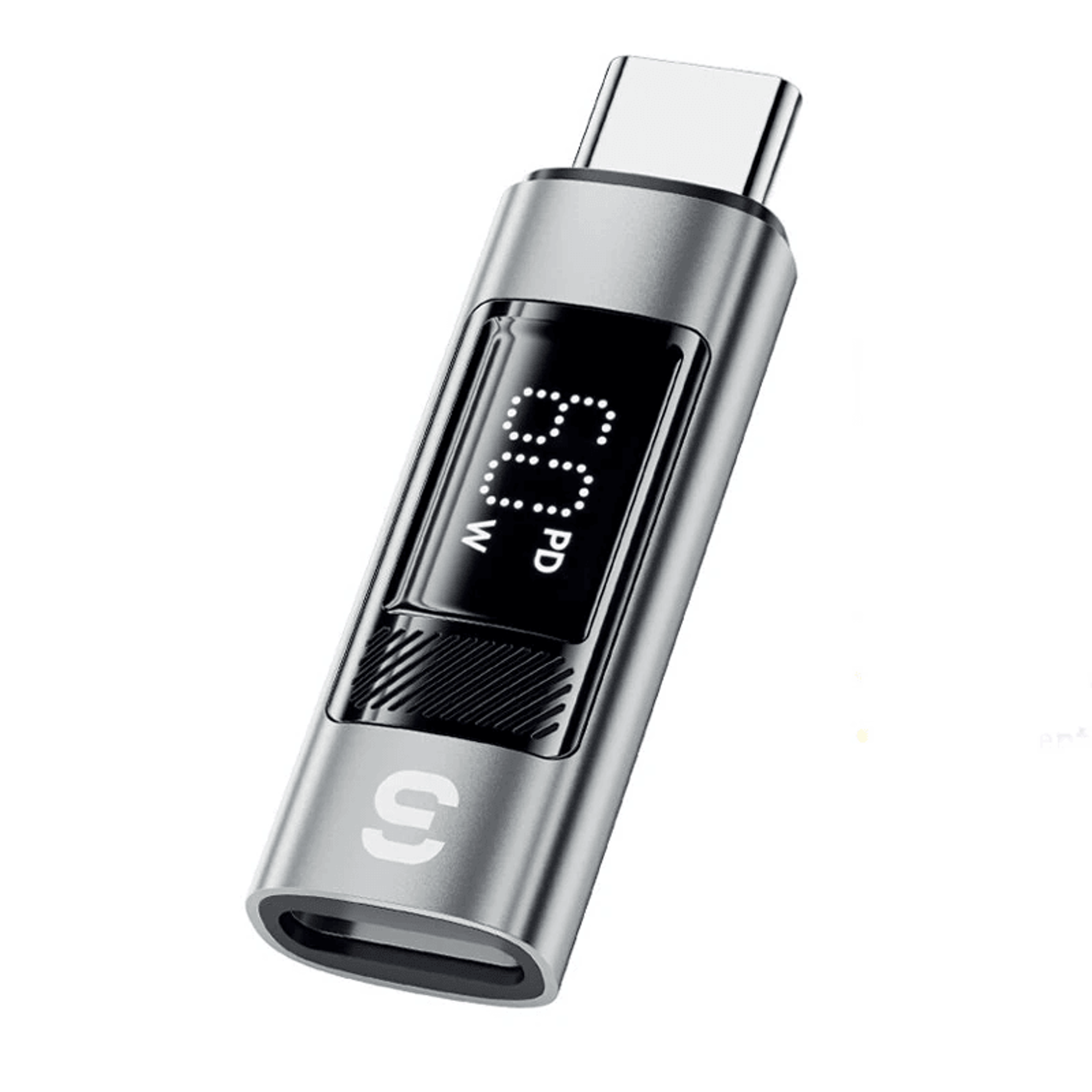 digital display usb c charging adapter with fast data transfer