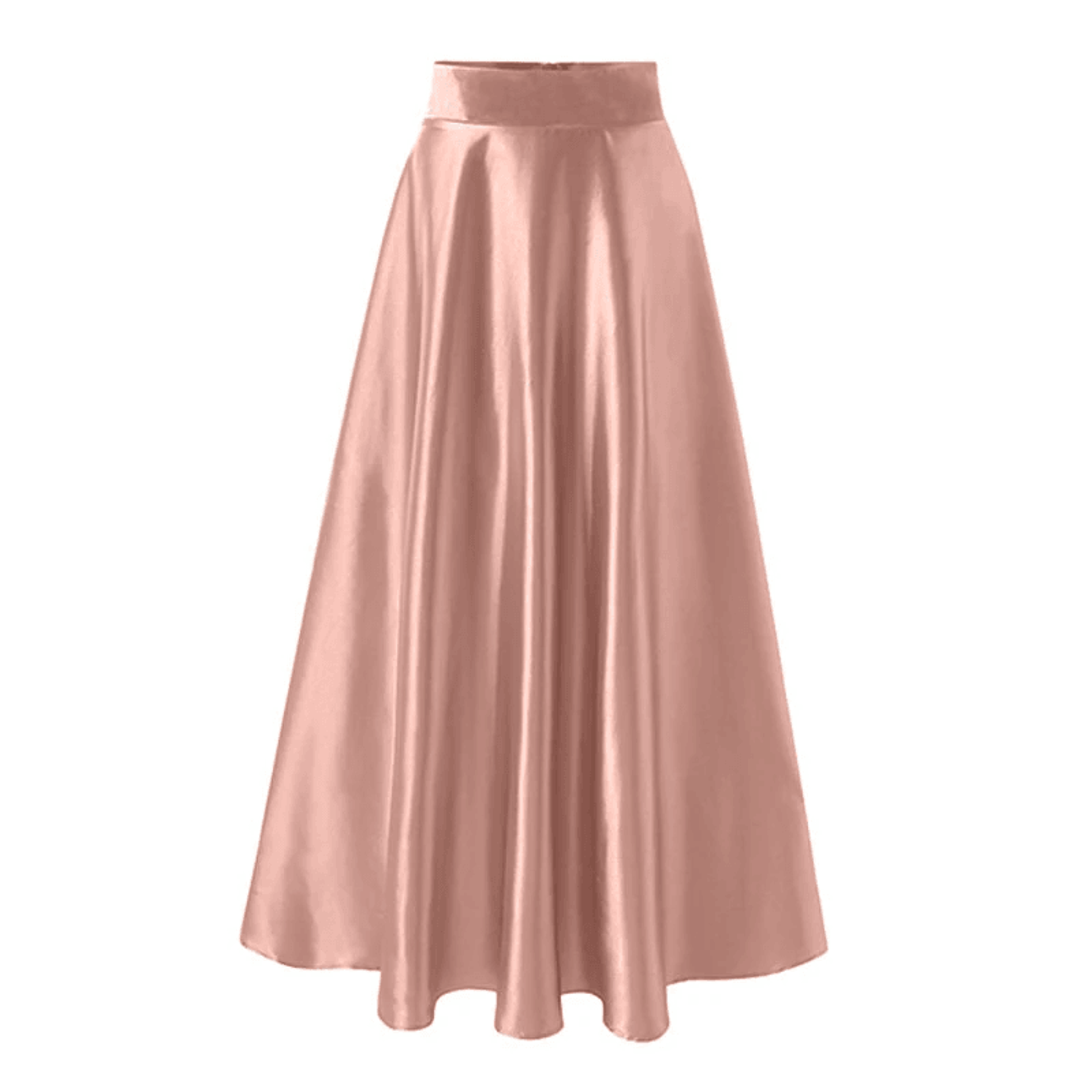 women's high waist a line maxi skirt for work and parties