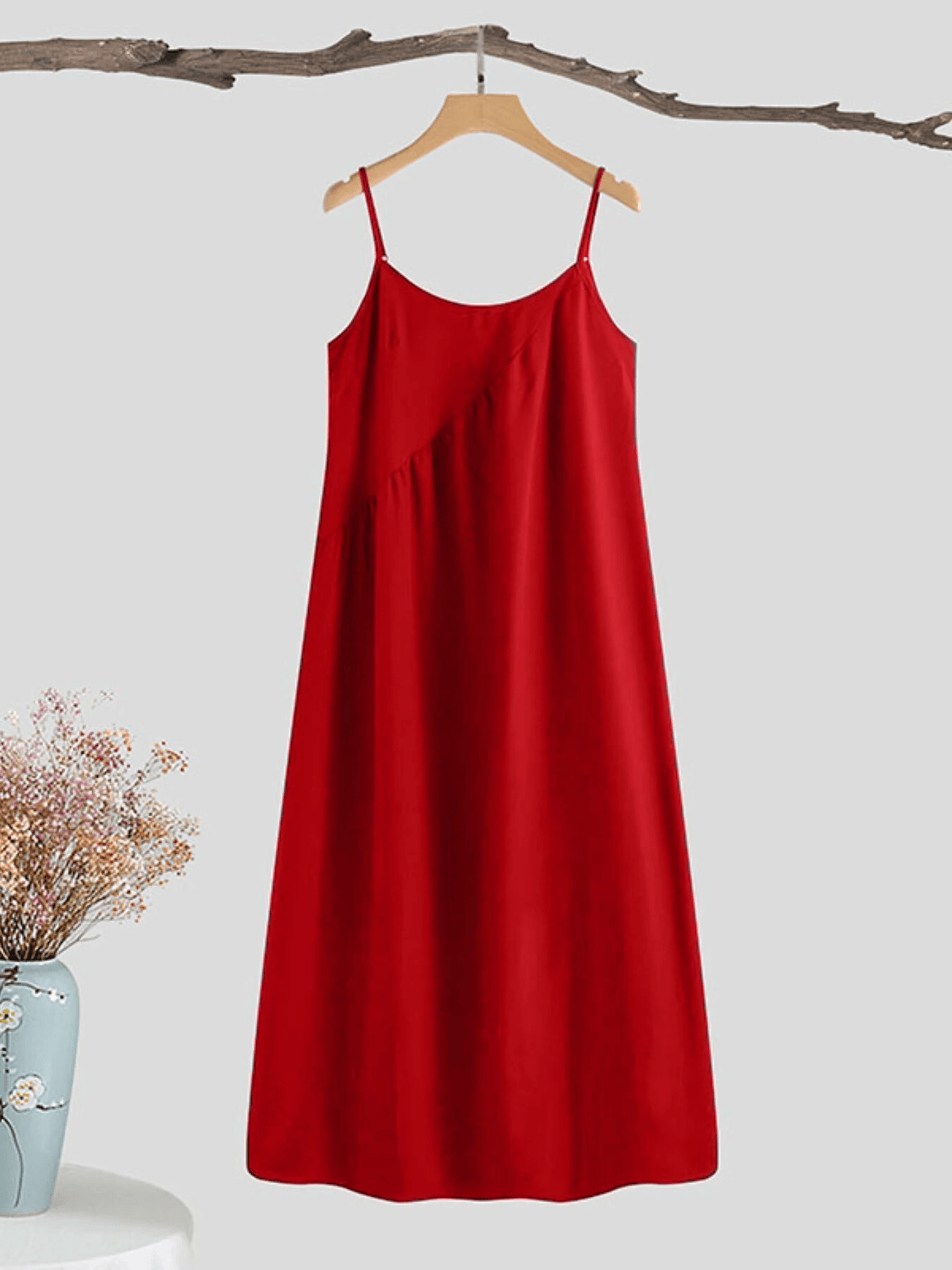 plus size sleeveless maxi dress casual solid summer long dress