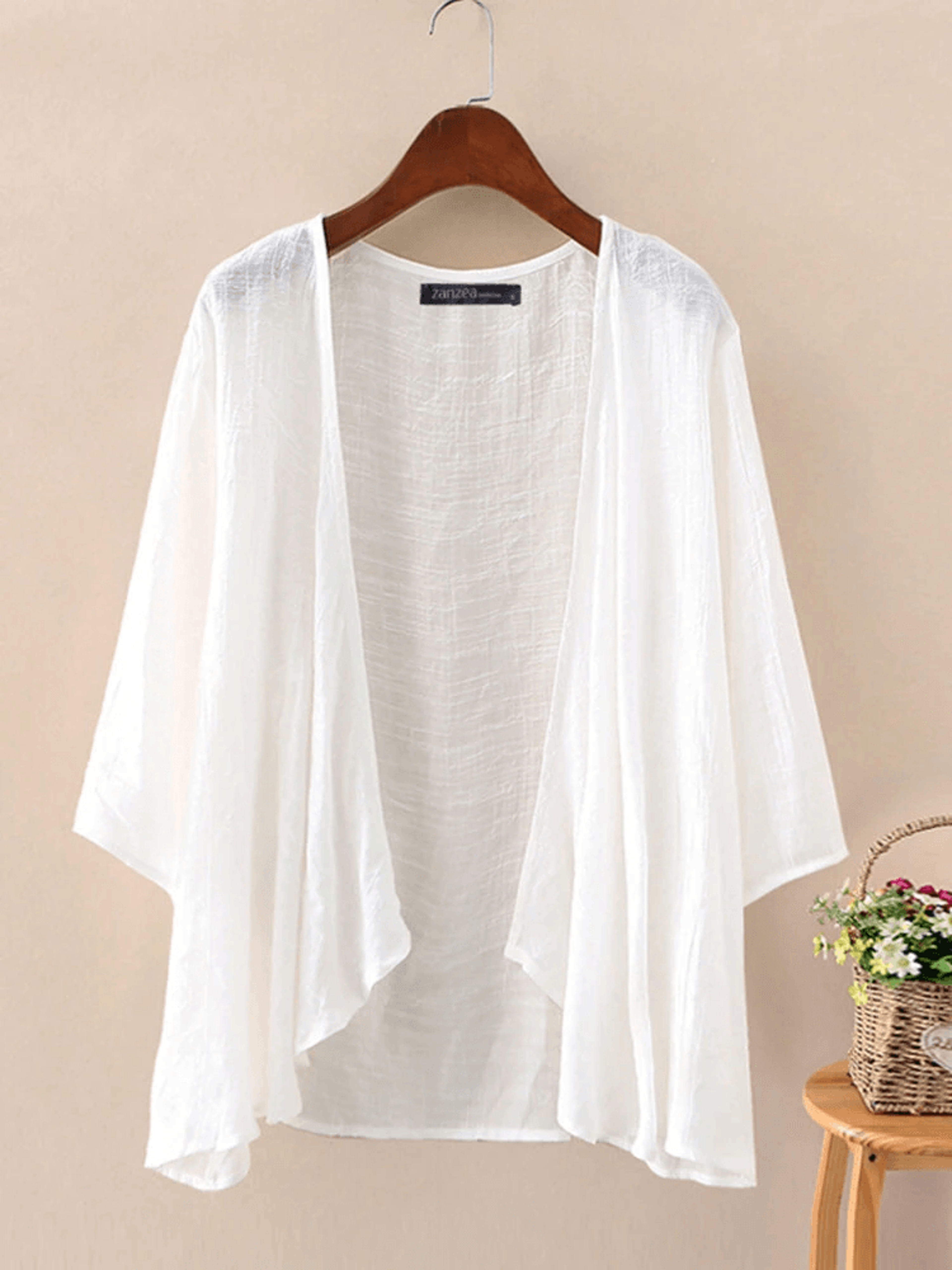 plus size linen cardigan lightweight summer beach cover up for women