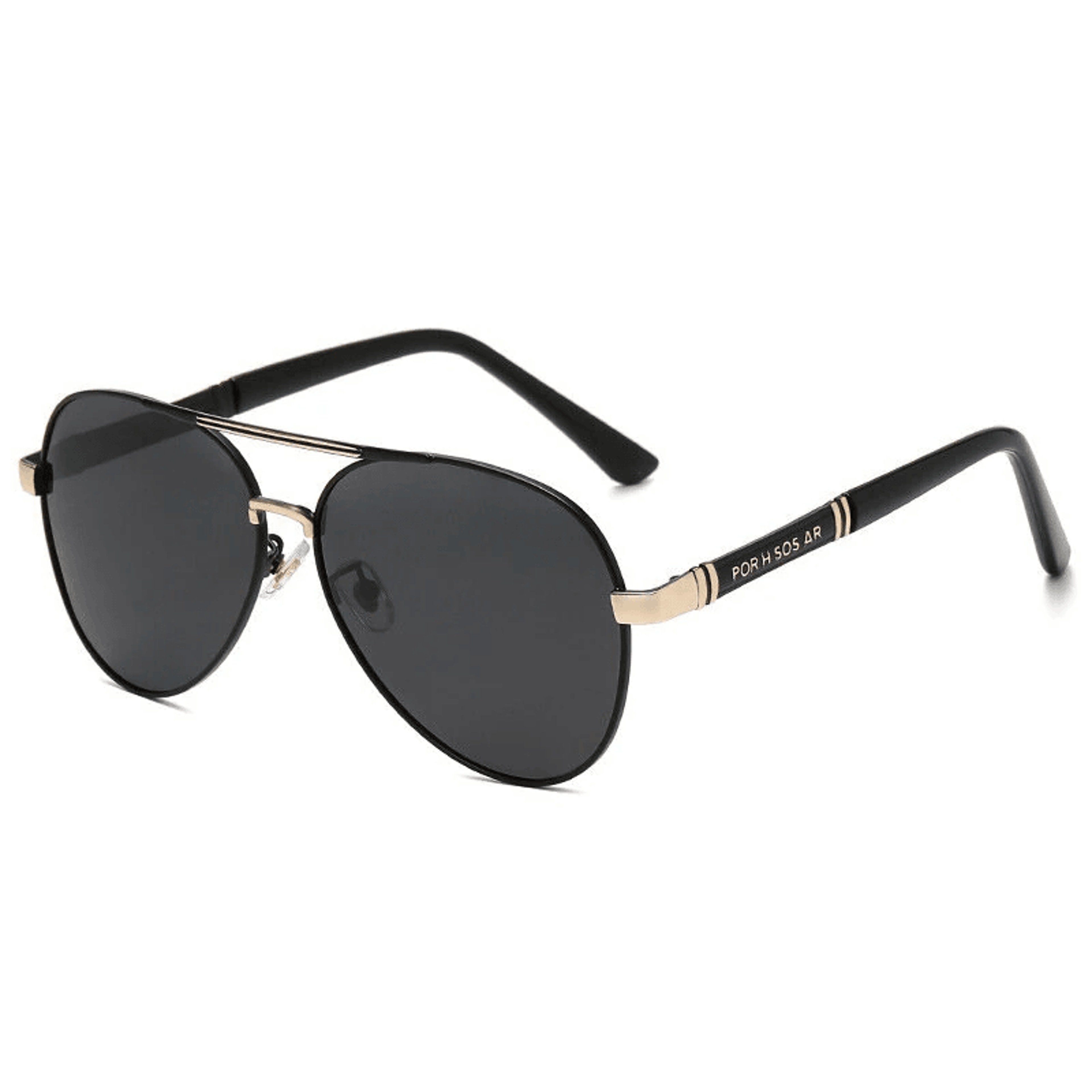 men's polarized pilot sunglasses with protection metal frame