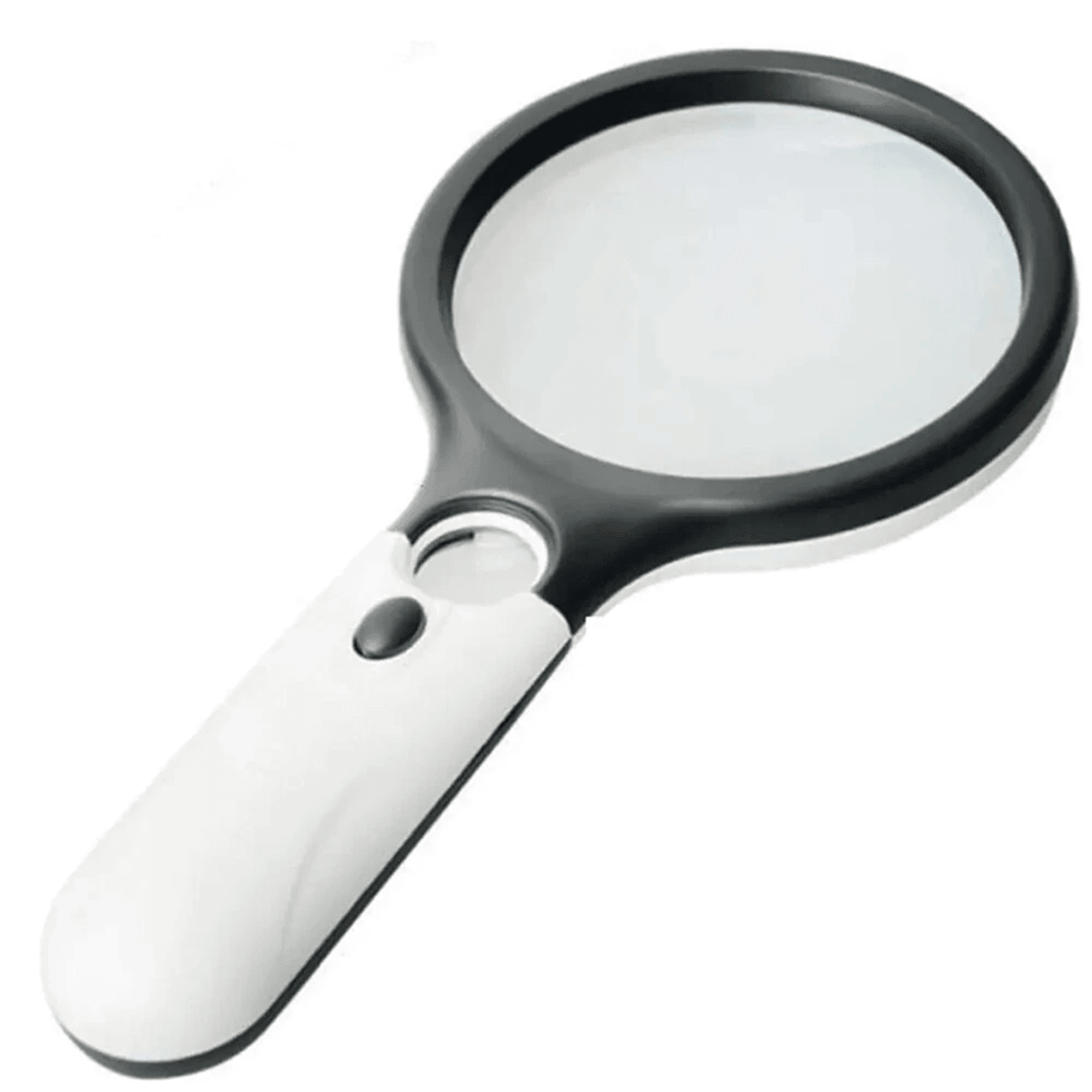 dual lens led magnifying glass for reading jewelry and detailed inspection