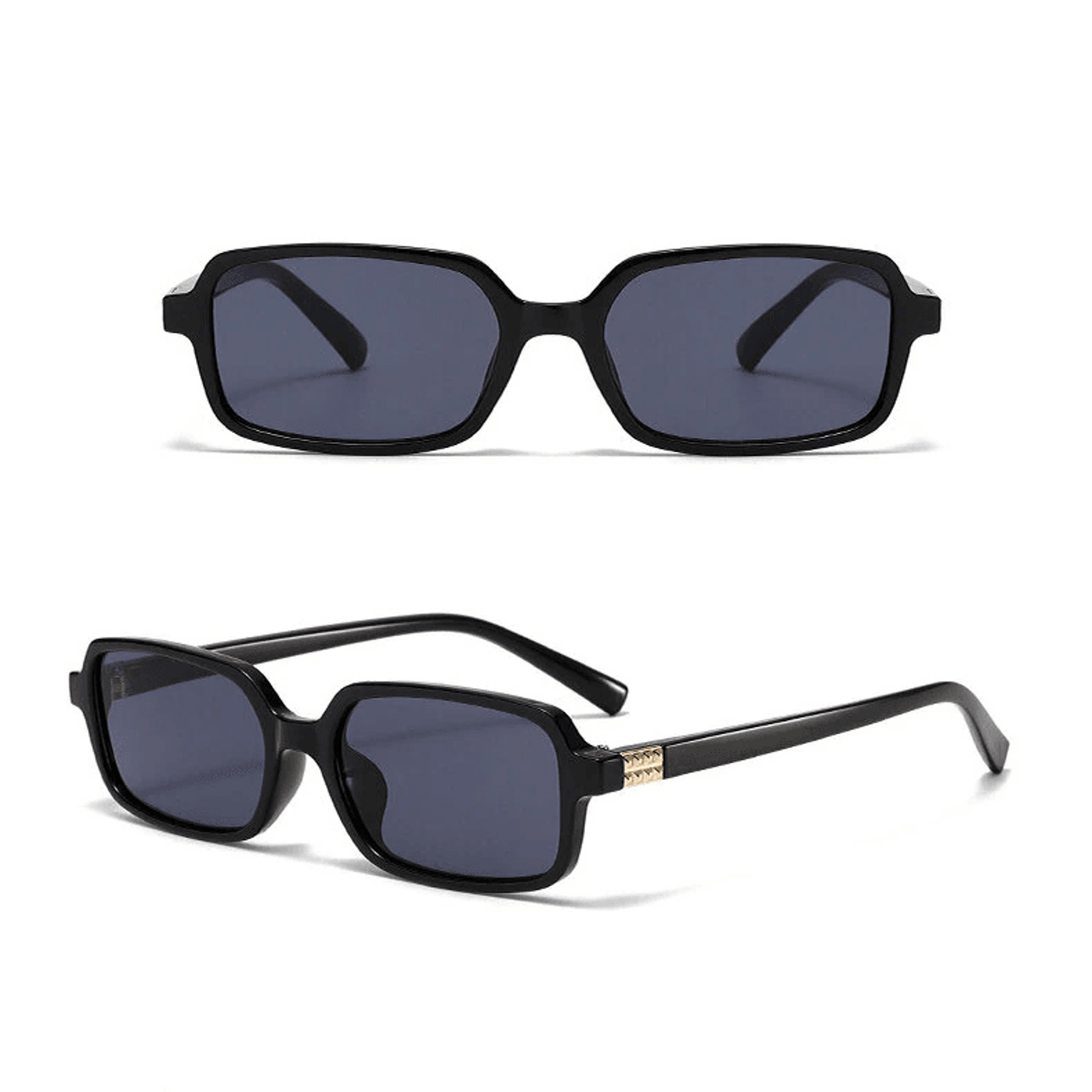small rectangle polarized sunglasses with protection