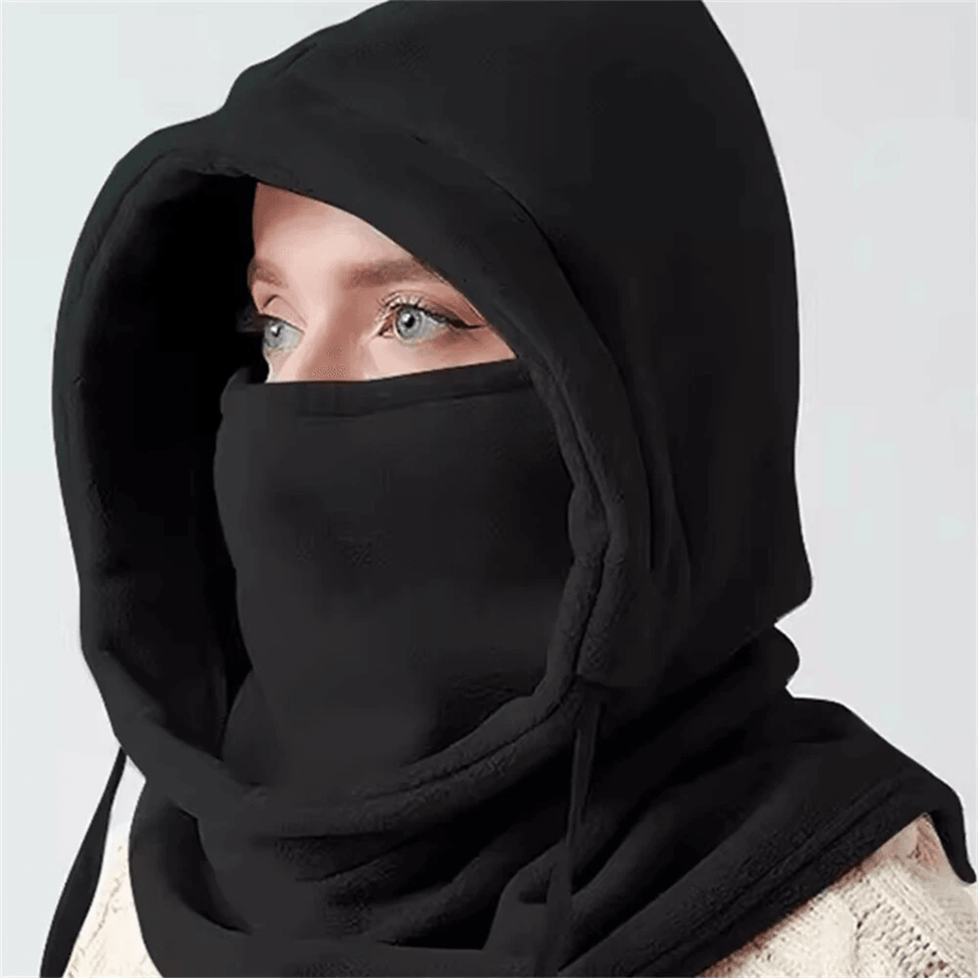 windproof fleece balaclava thermal ski mask and cycling neck warmer