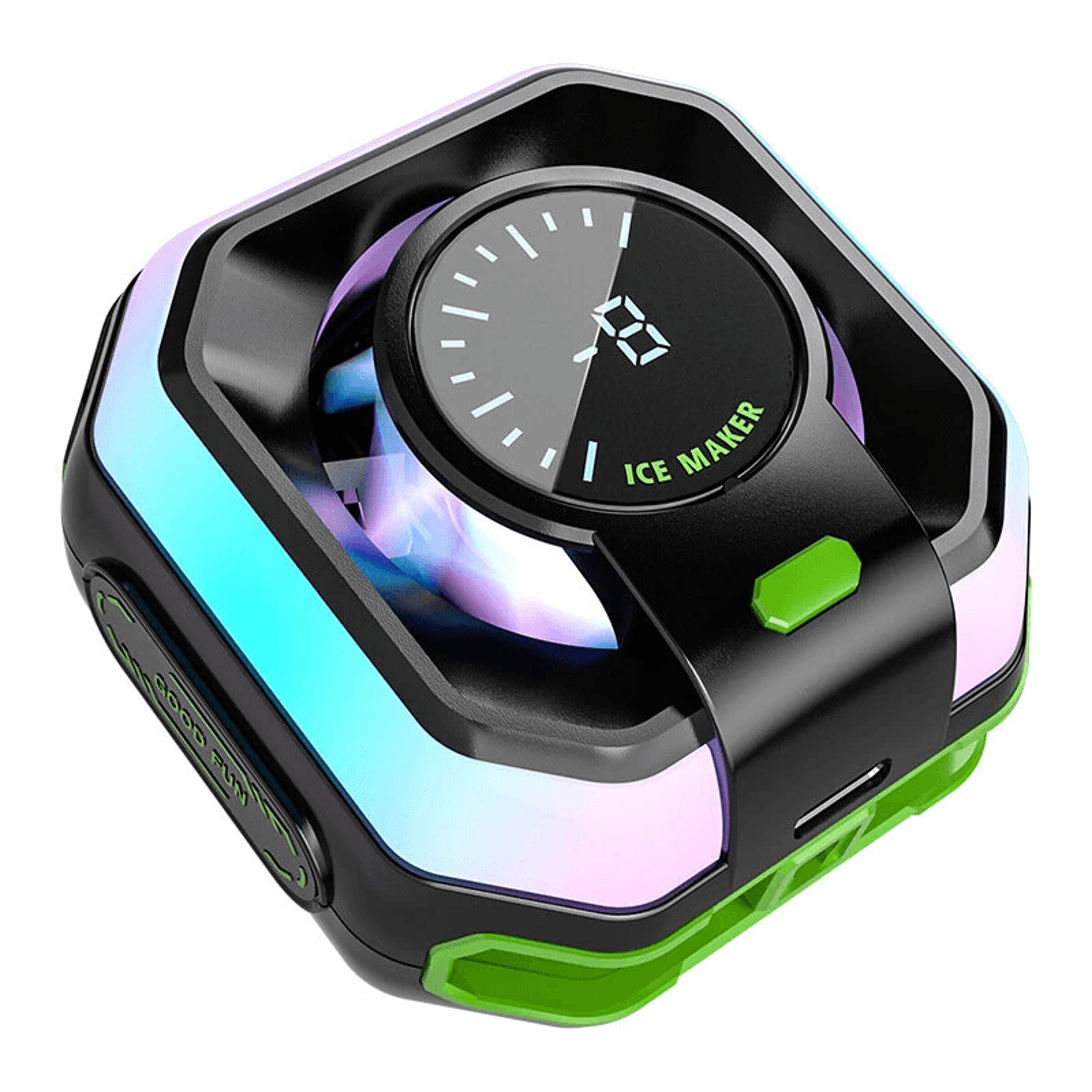 pro magnetic phone cooler with smart speed cooling and temperature display