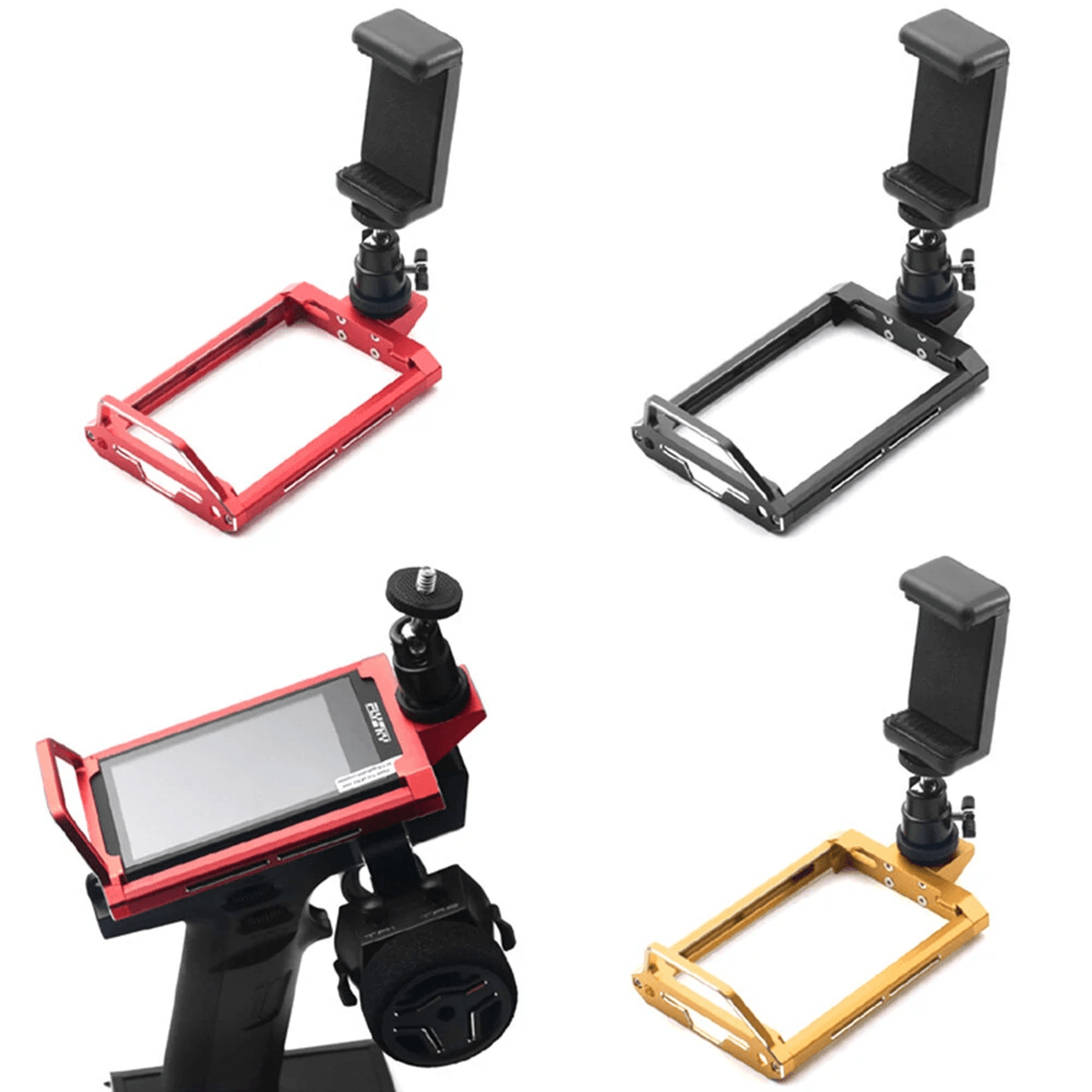 fly sky noble metal transmitter holder bracket protective rc controller upgrade