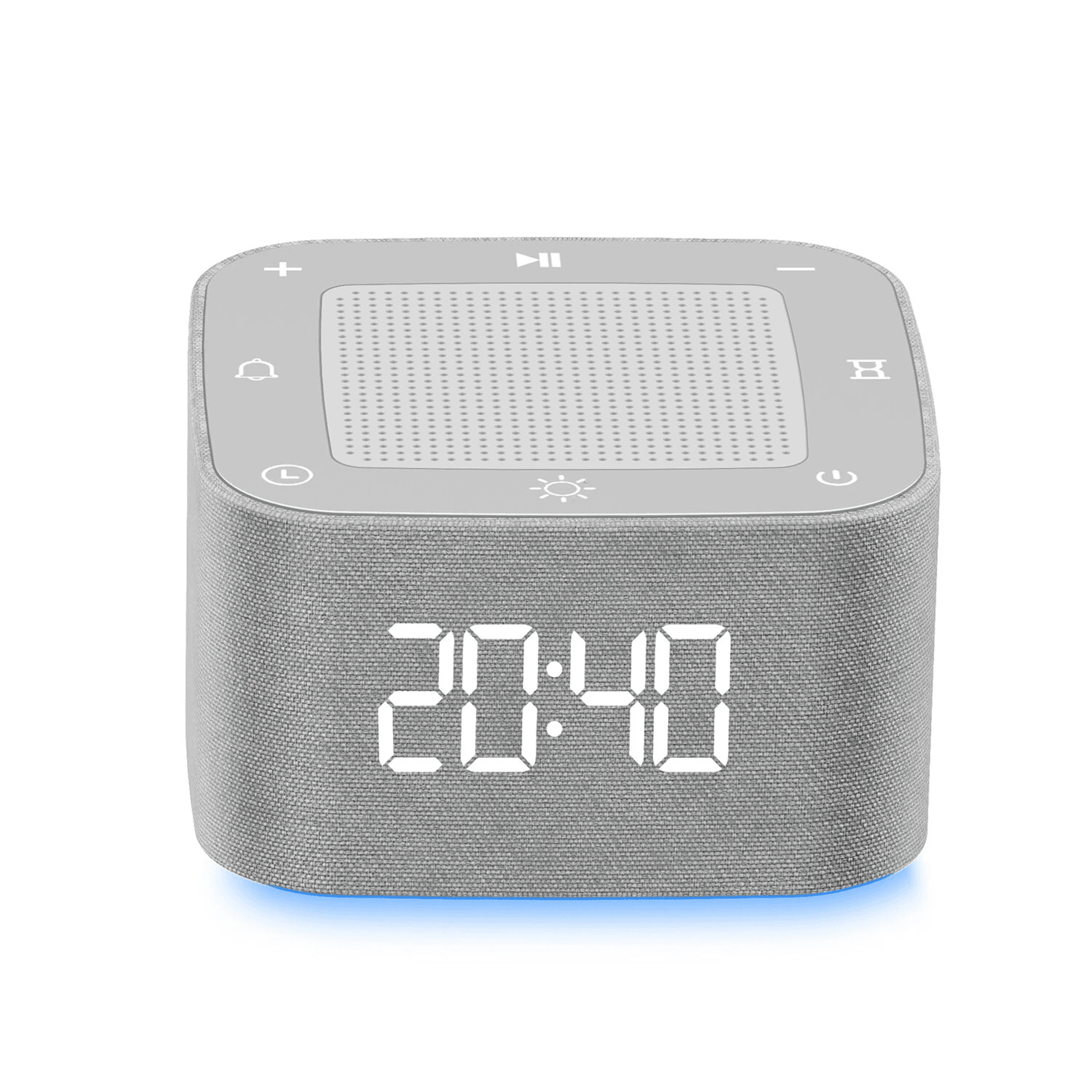 smart white noise machine with alarm clock night light and app control