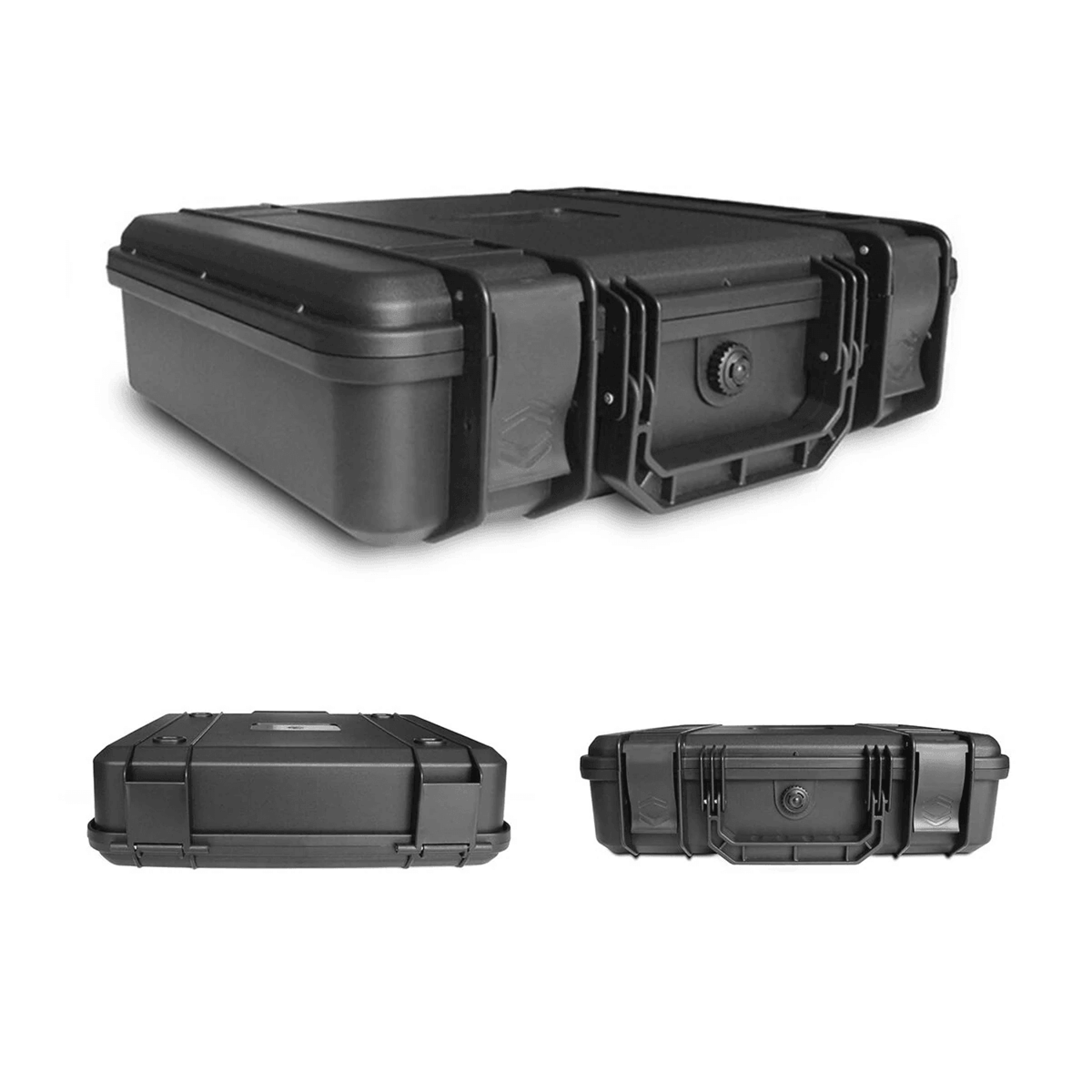 waterproof hard camera case with protective foam storage for photography gear