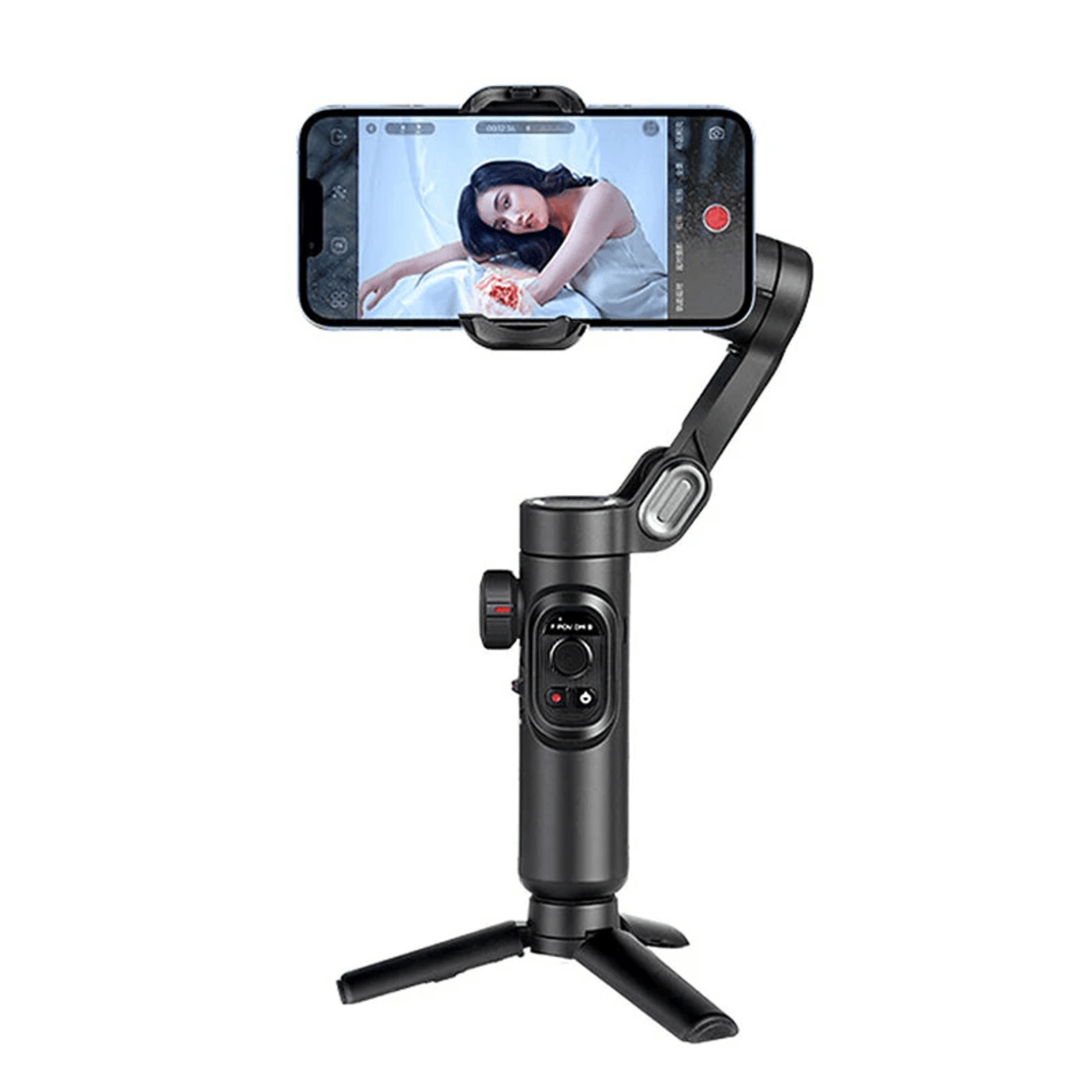 ai face tracking axis smartphone gimbal stabilizer for vlogging
