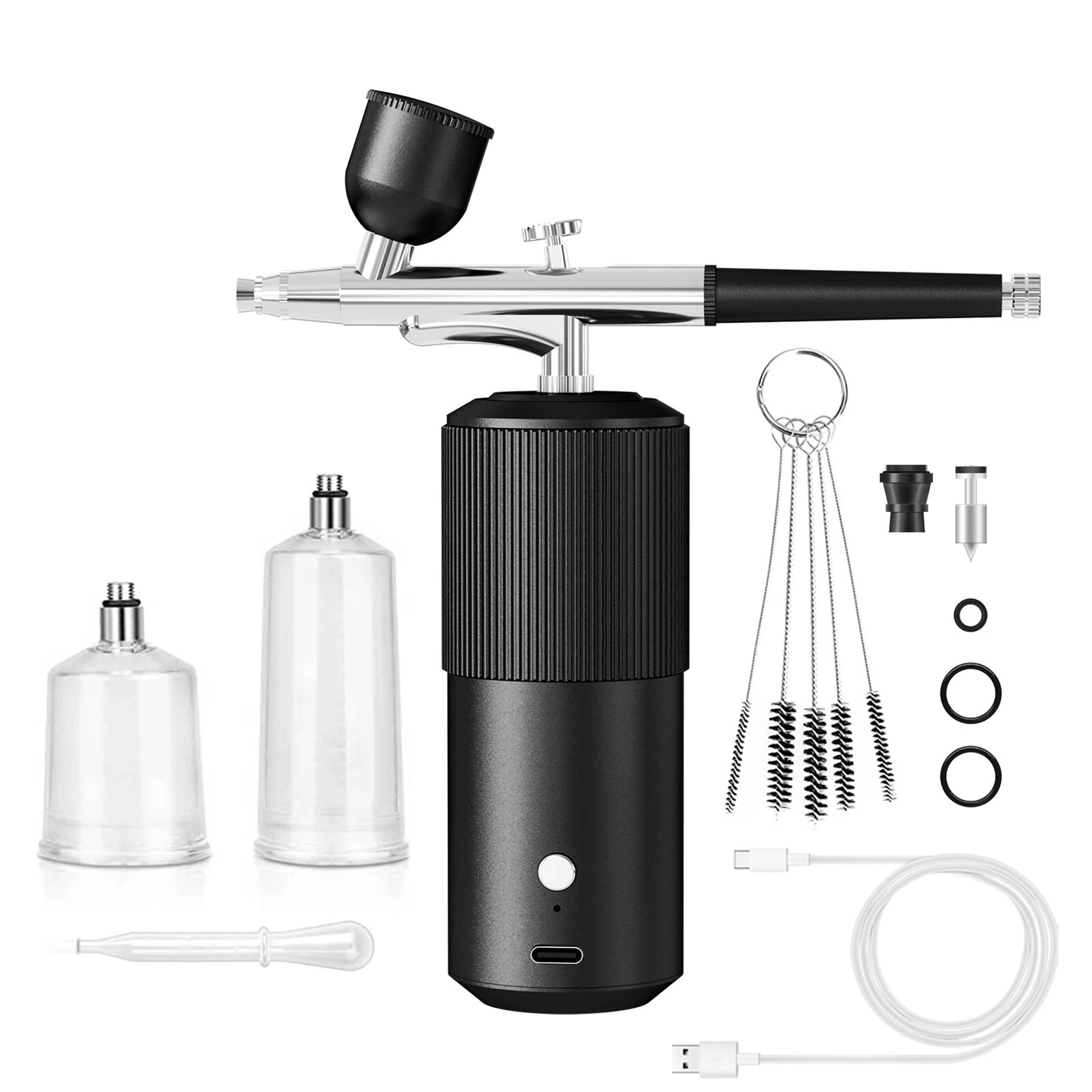 portable mini airbrush with compressor psi rechargeable wireless airbrush