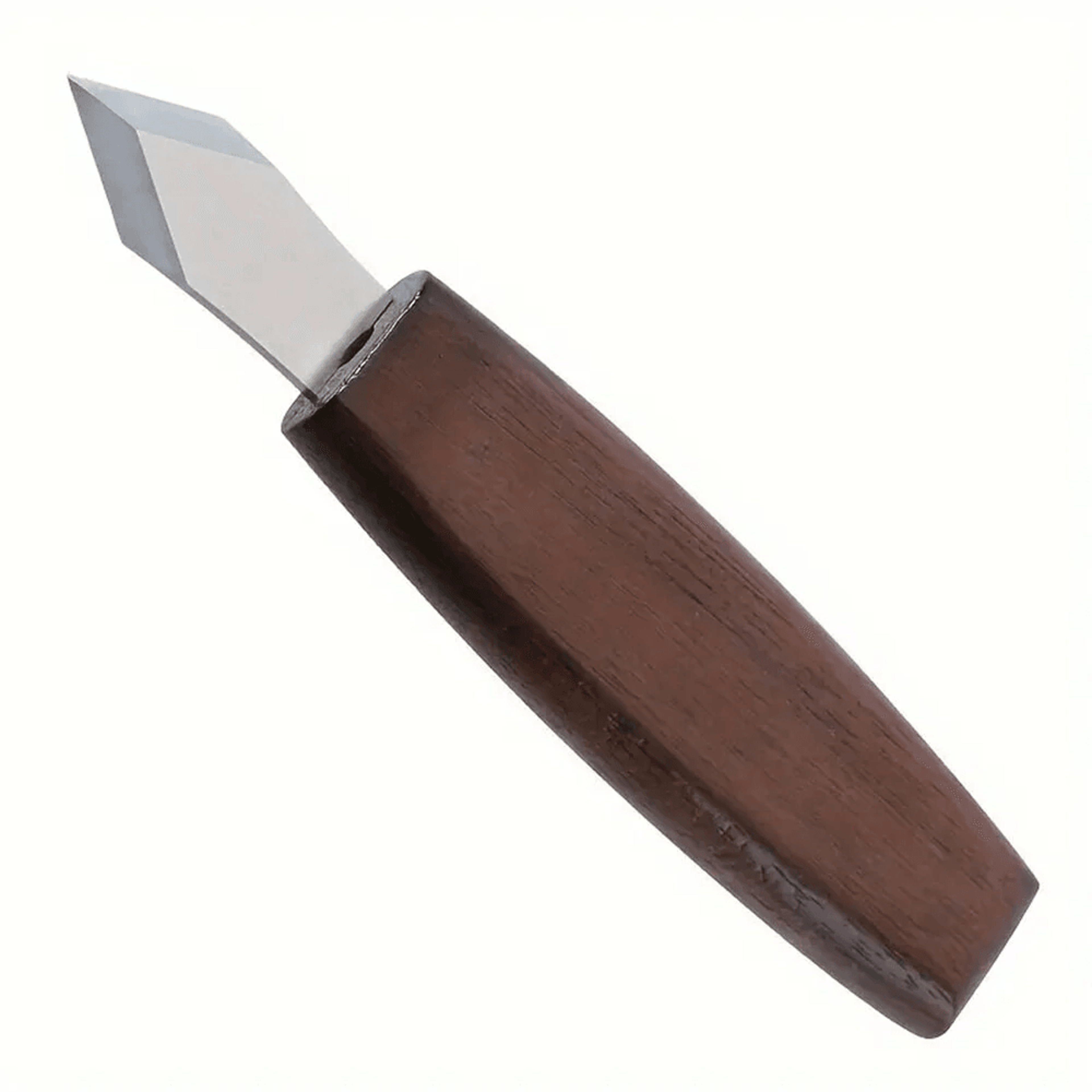 marking knife double bevel striking knife with cr v steel blade and wooden handle