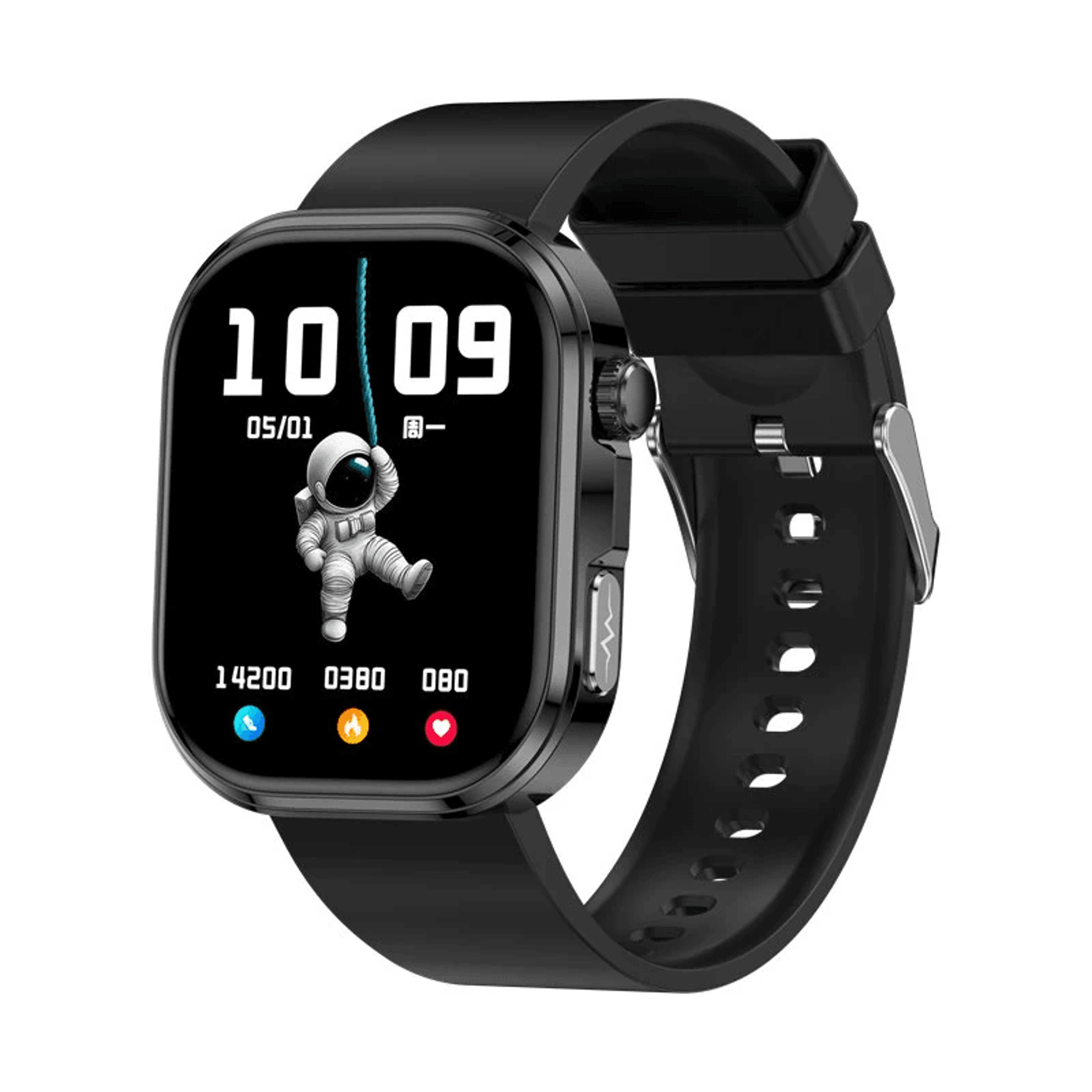 smart watch with bluetooth calling health monitoring and multi sport modes