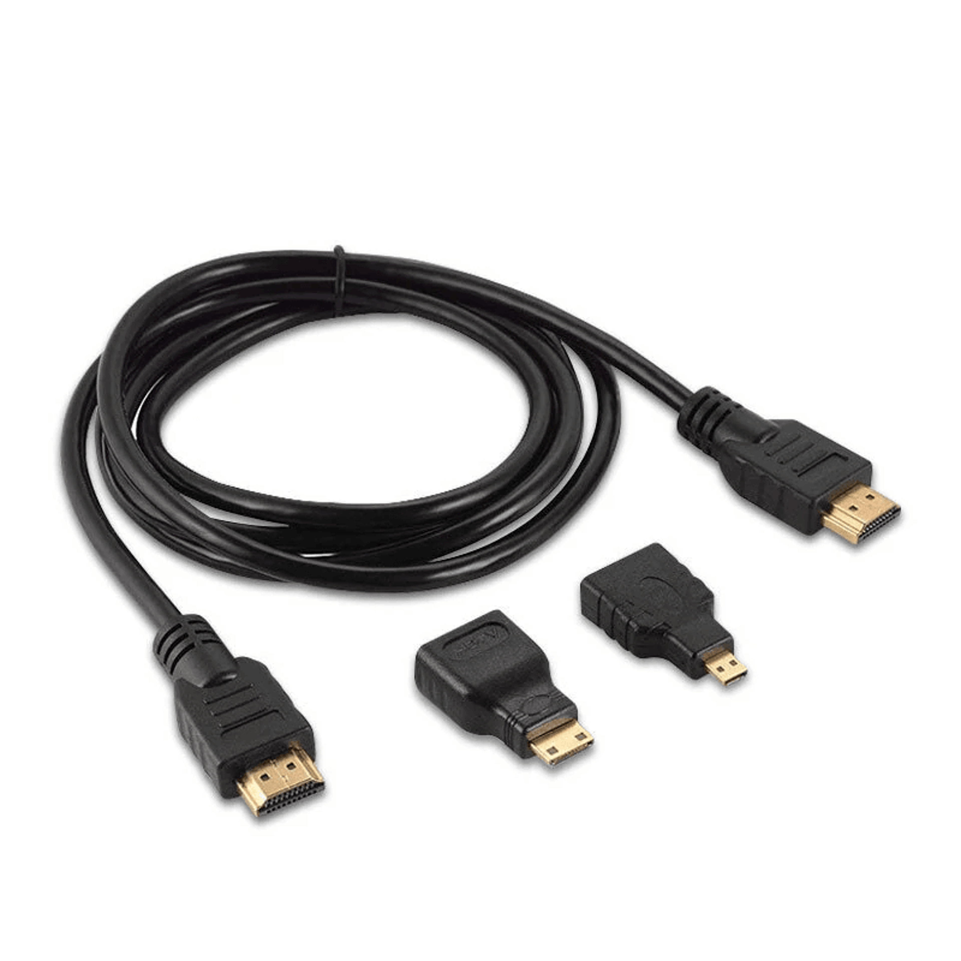 hdmi cable with micro hdmi mini hdmi adapters hd connection