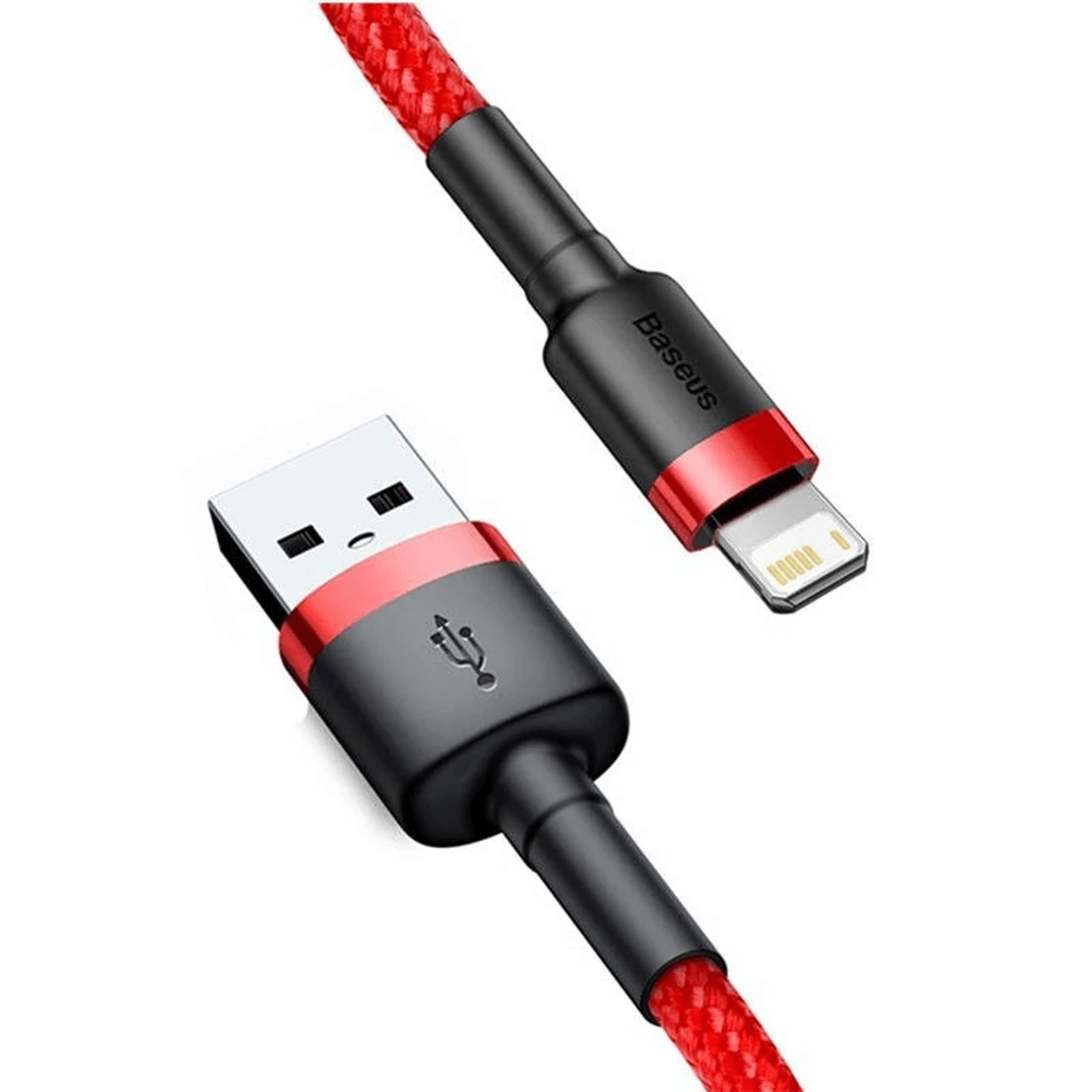 usb a to ip fast charging cable with nylon braided wire