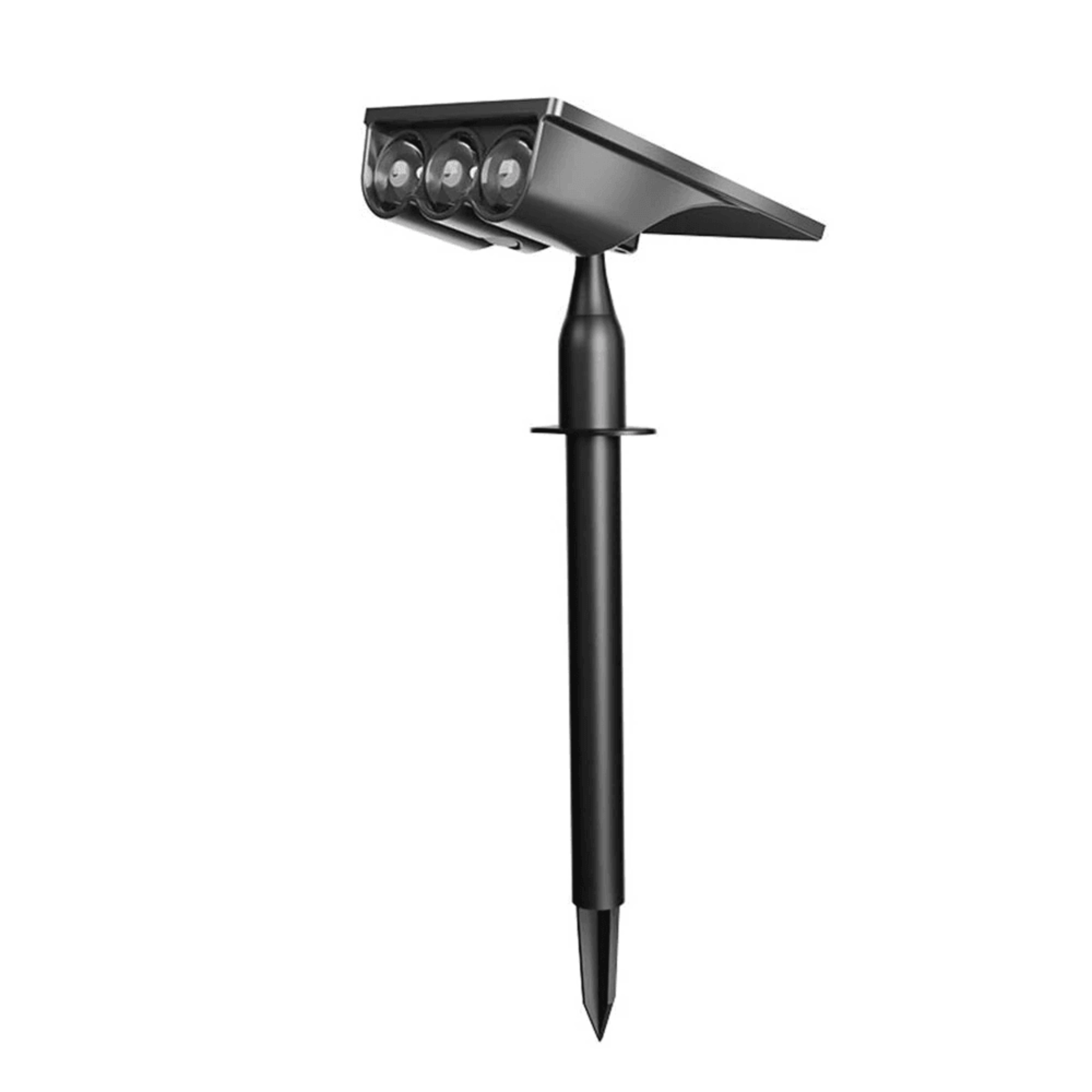 solar powered led lawn light waterproof adjustable outdoor landscape spotlight