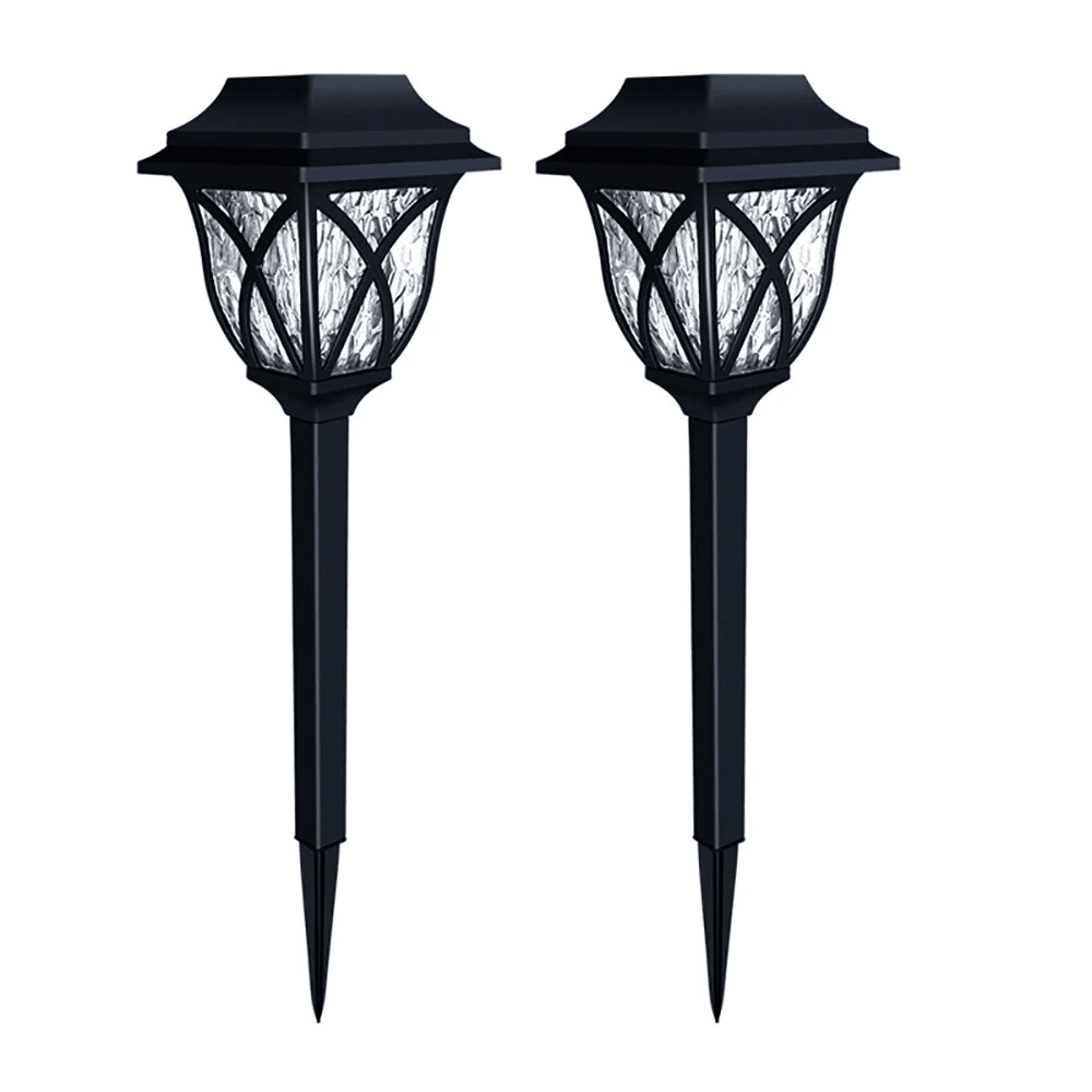 solar lawn lights outdoor waterproof garden pathway lights