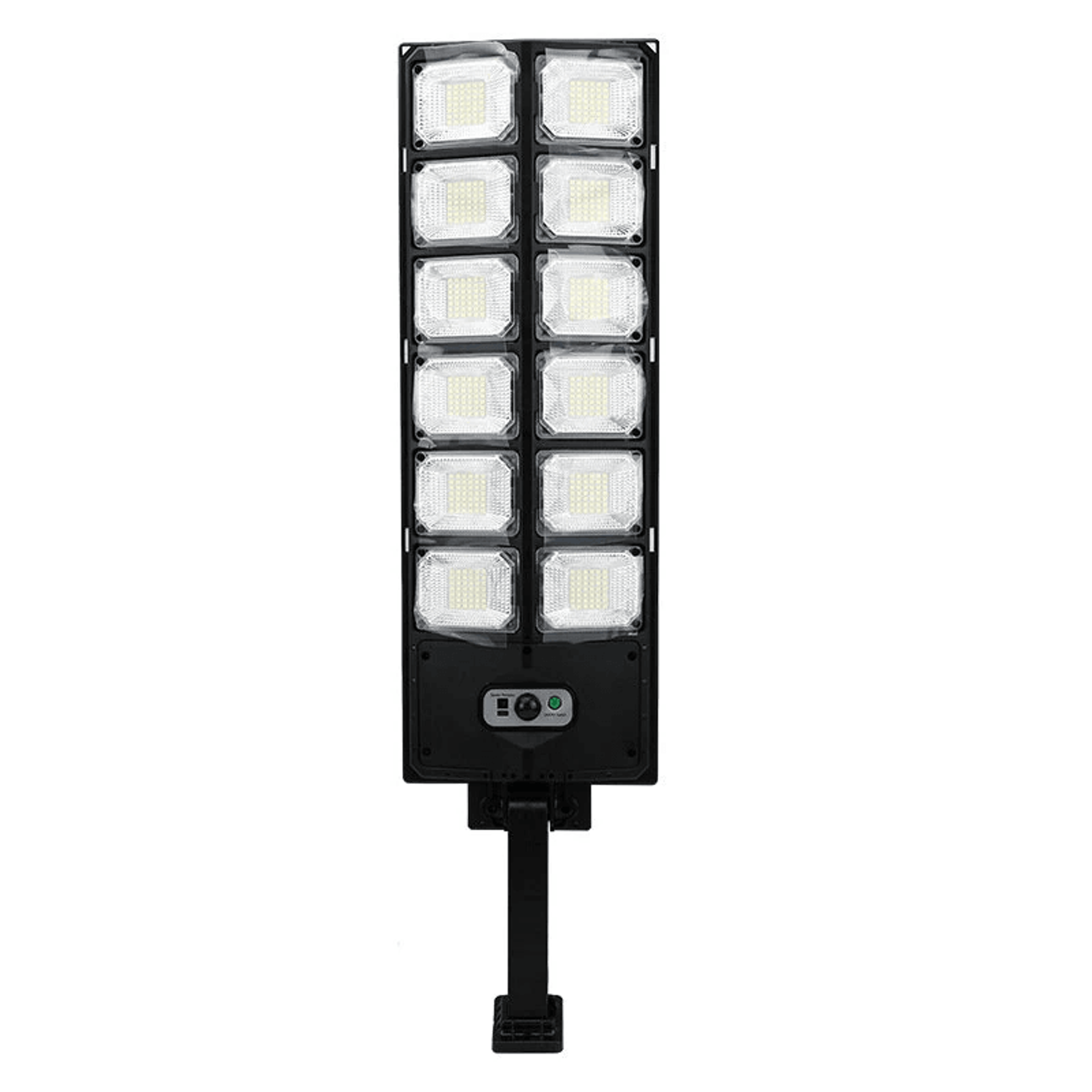 led motion sensor solar street light with remote control and lighting modes