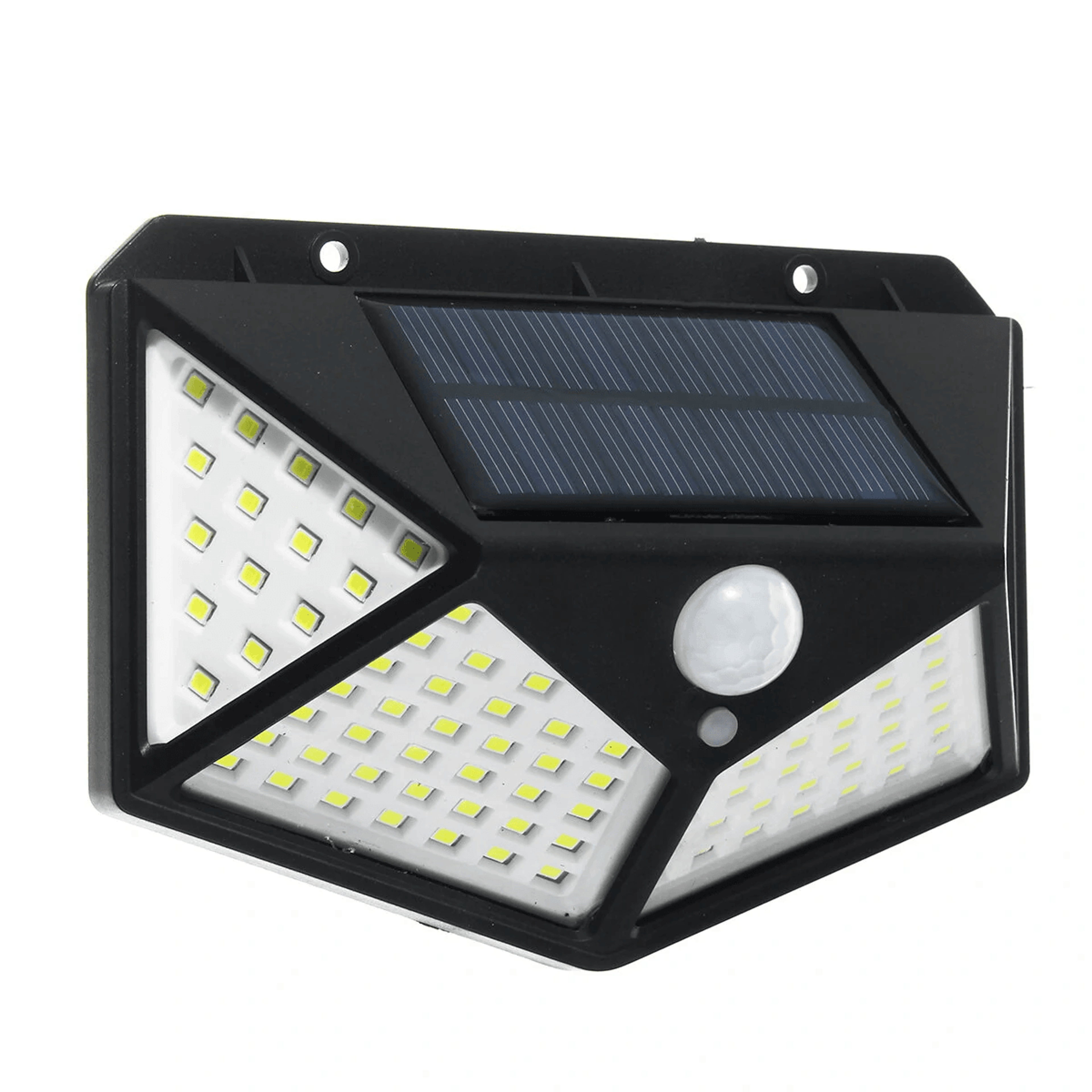 led solar motion sensor light with degree wide angle illumination