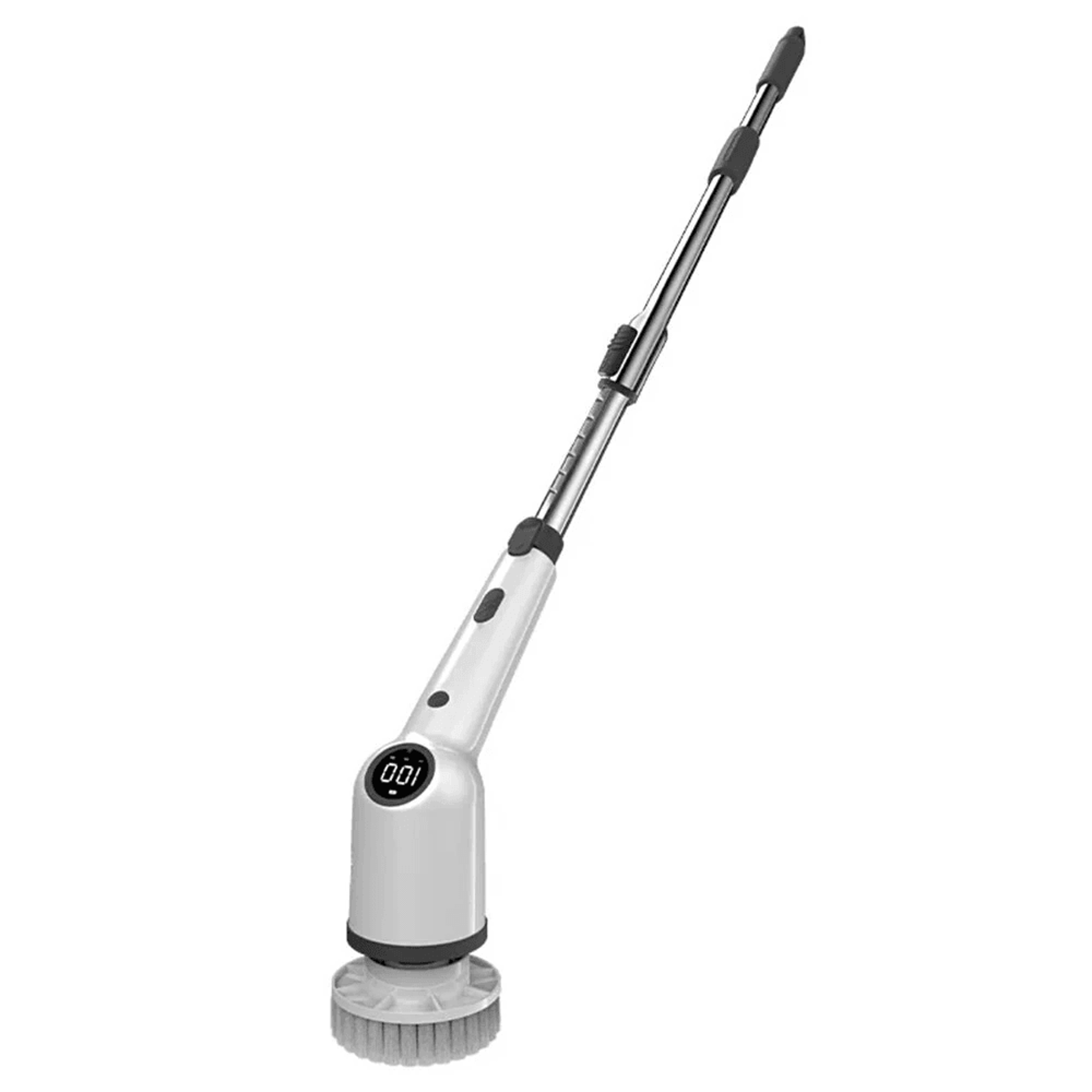 electric cleaning brush spin scrubber with brush heads dual speeds and usb charging